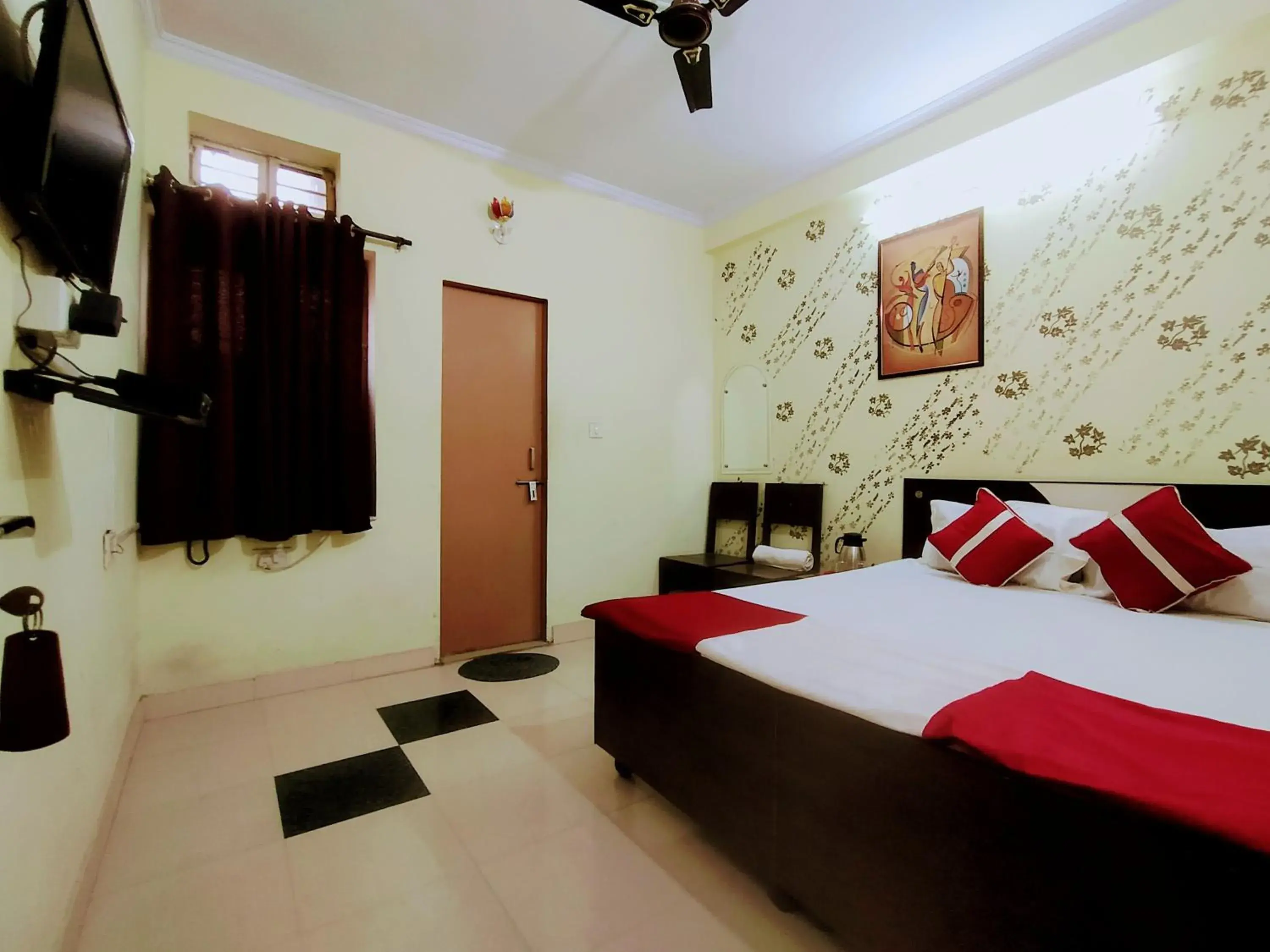 Bed in Satkar Hotel Bed in Satkar Hotel