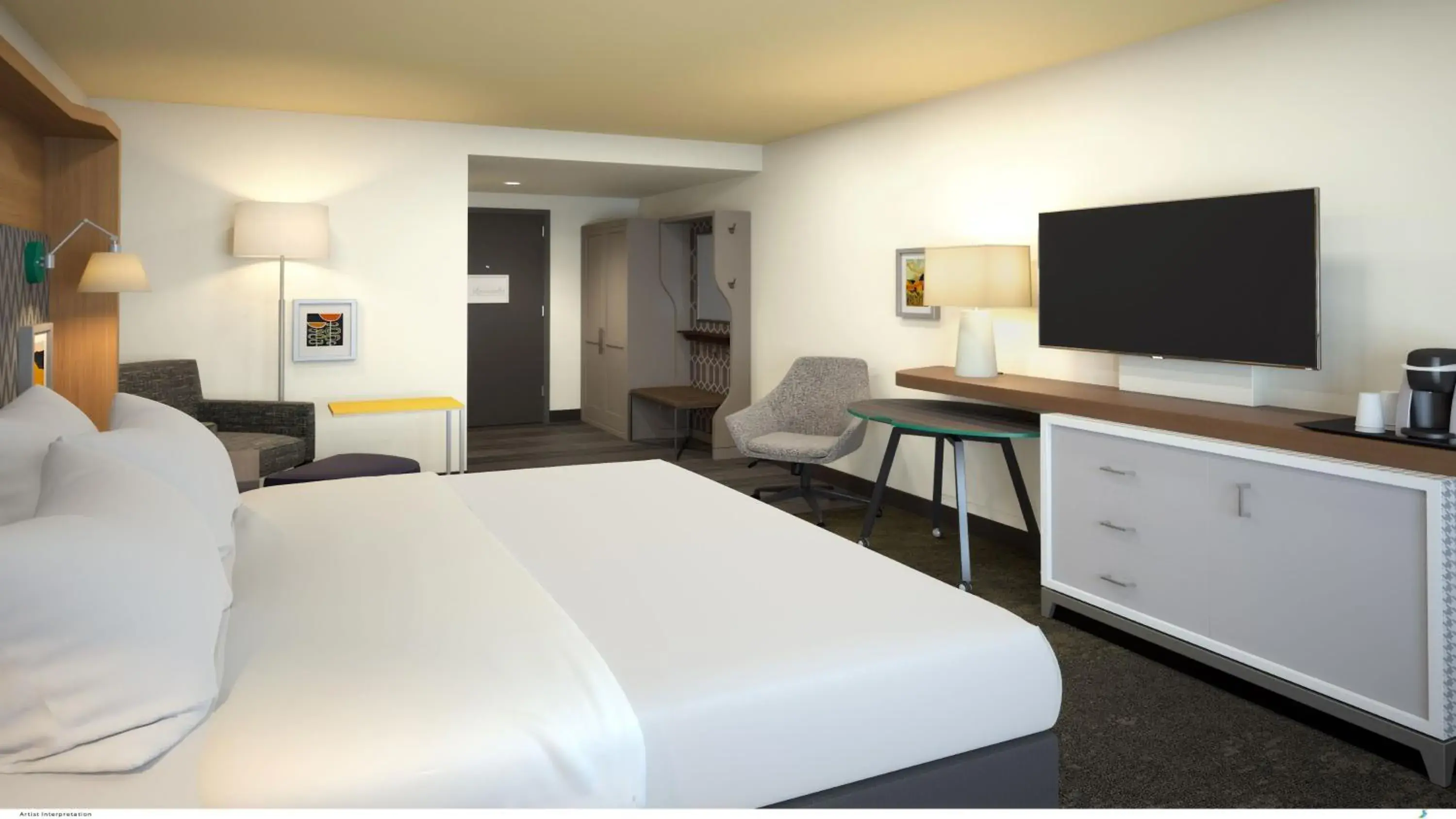 Photo of the whole room, Bed in Holiday Inn Indianapolis Airport Area N