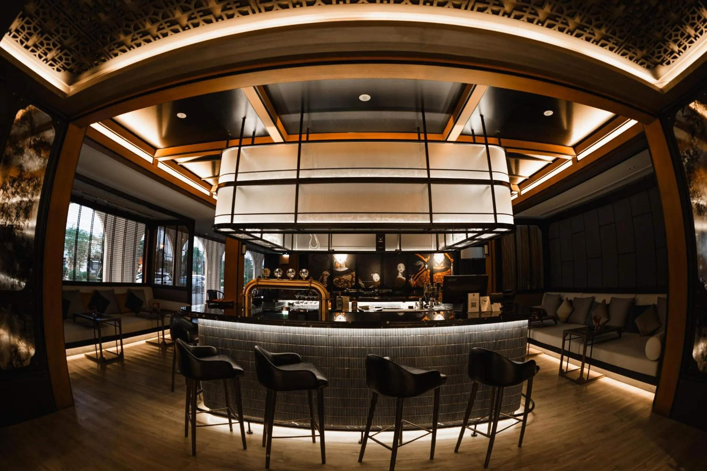 Lounge or bar in Indochina Hotel