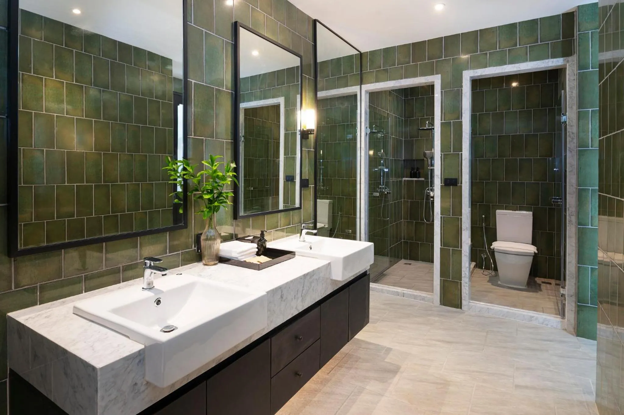 Bathroom in Indochina Hotel