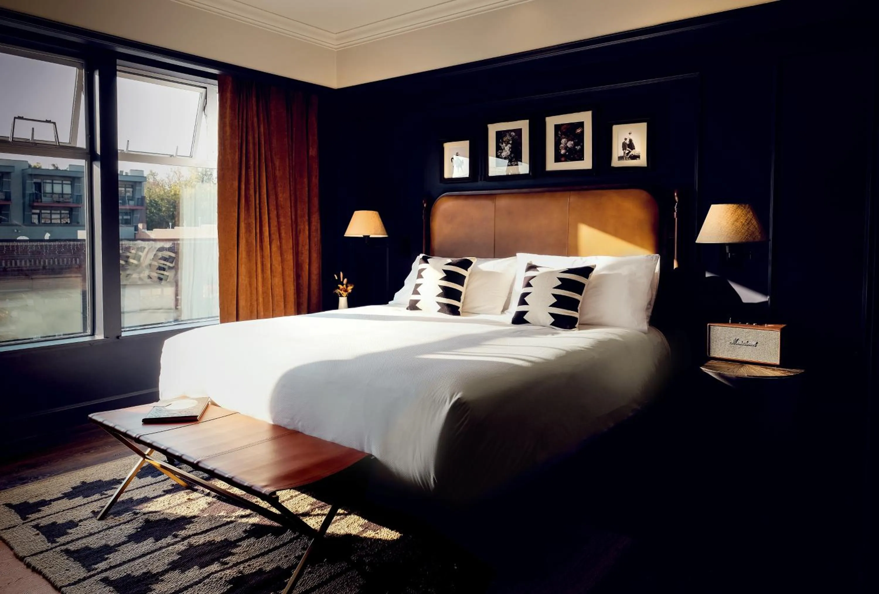 Bed in Gravity Haus Denver