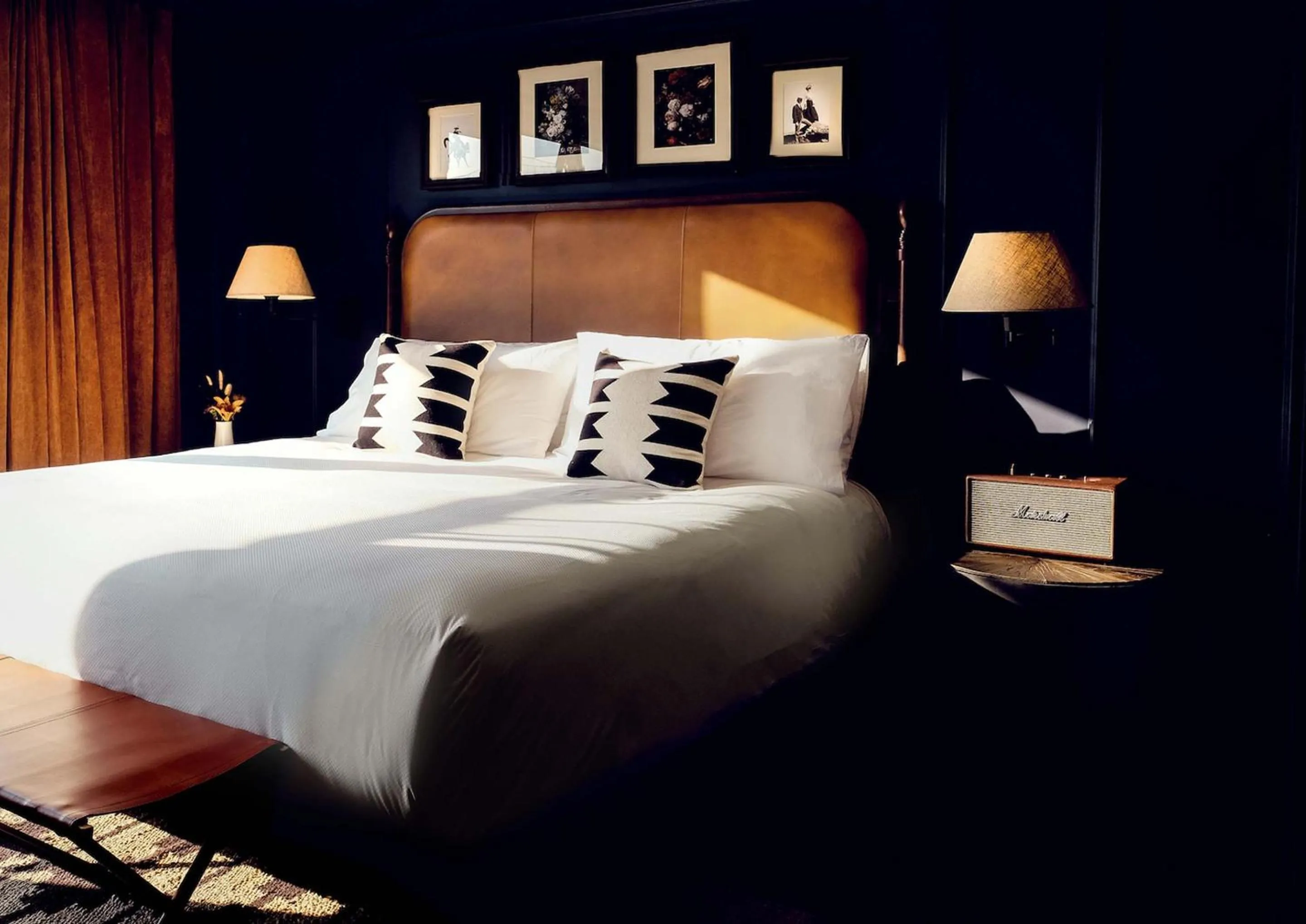 Bed in Gravity Haus Denver