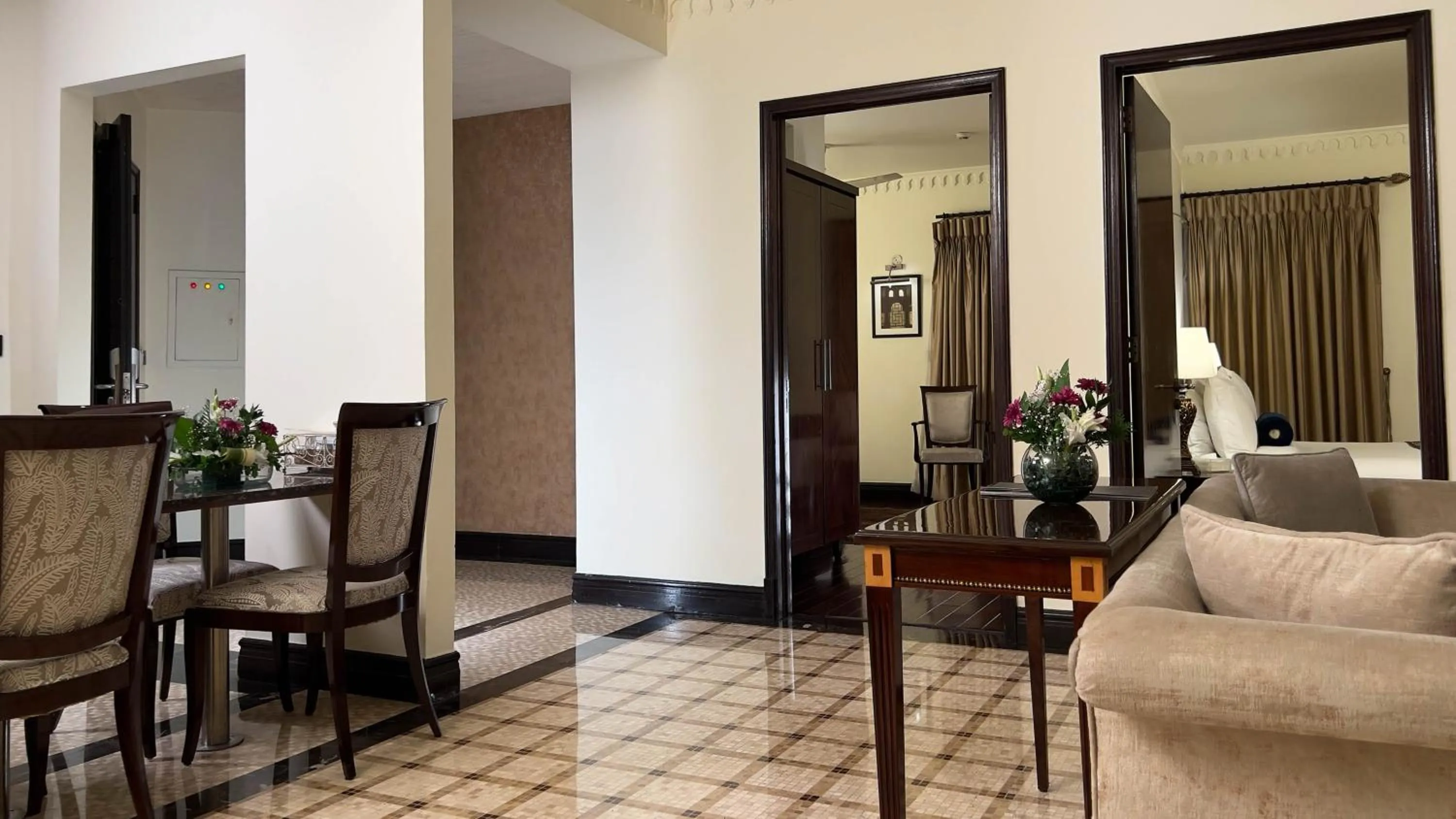 Living room in Heritage Luxury Suites All Suite Hotel