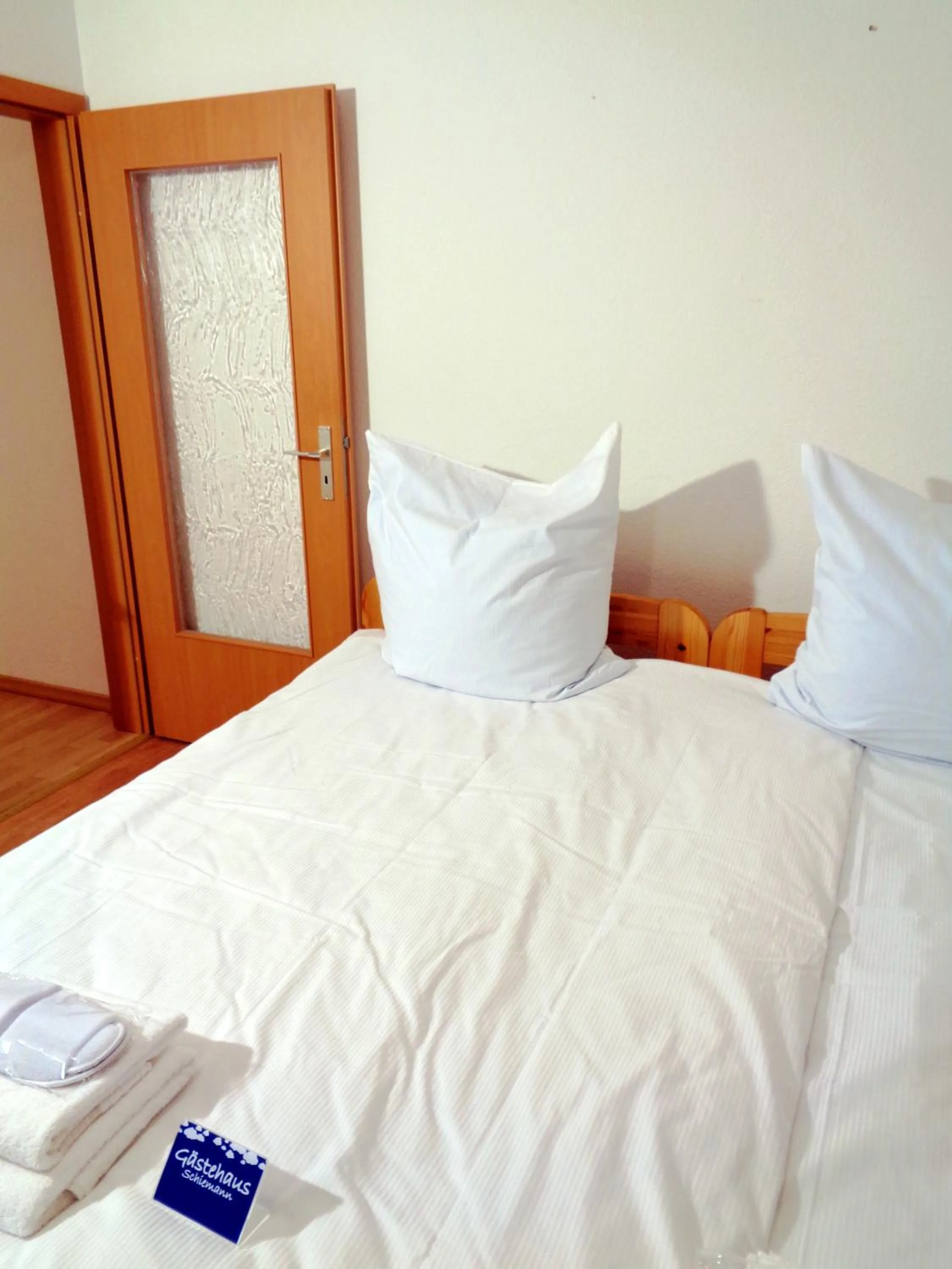 Bed in Gästehaus Schiemann