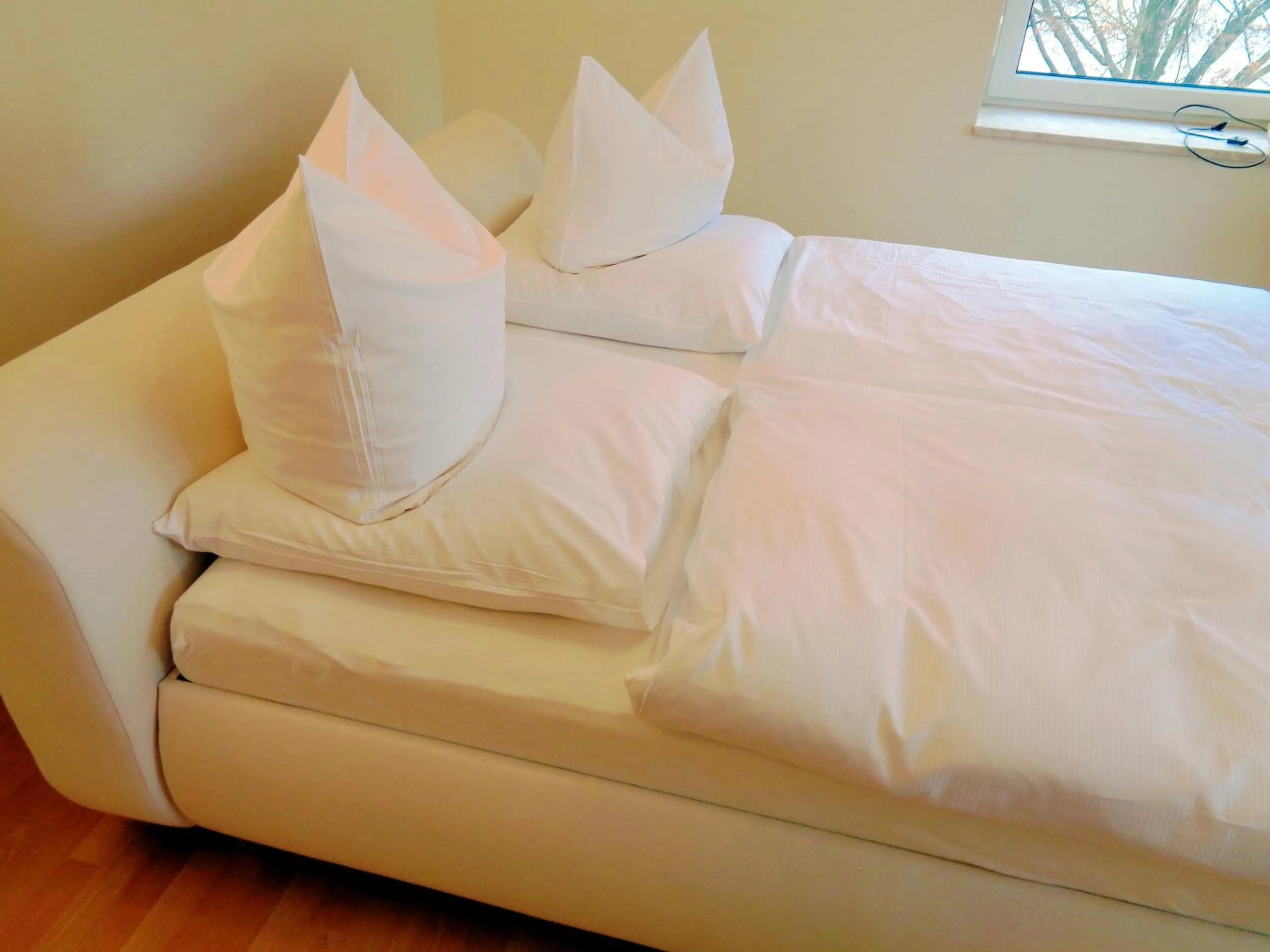 Bed in Gästehaus Schiemann