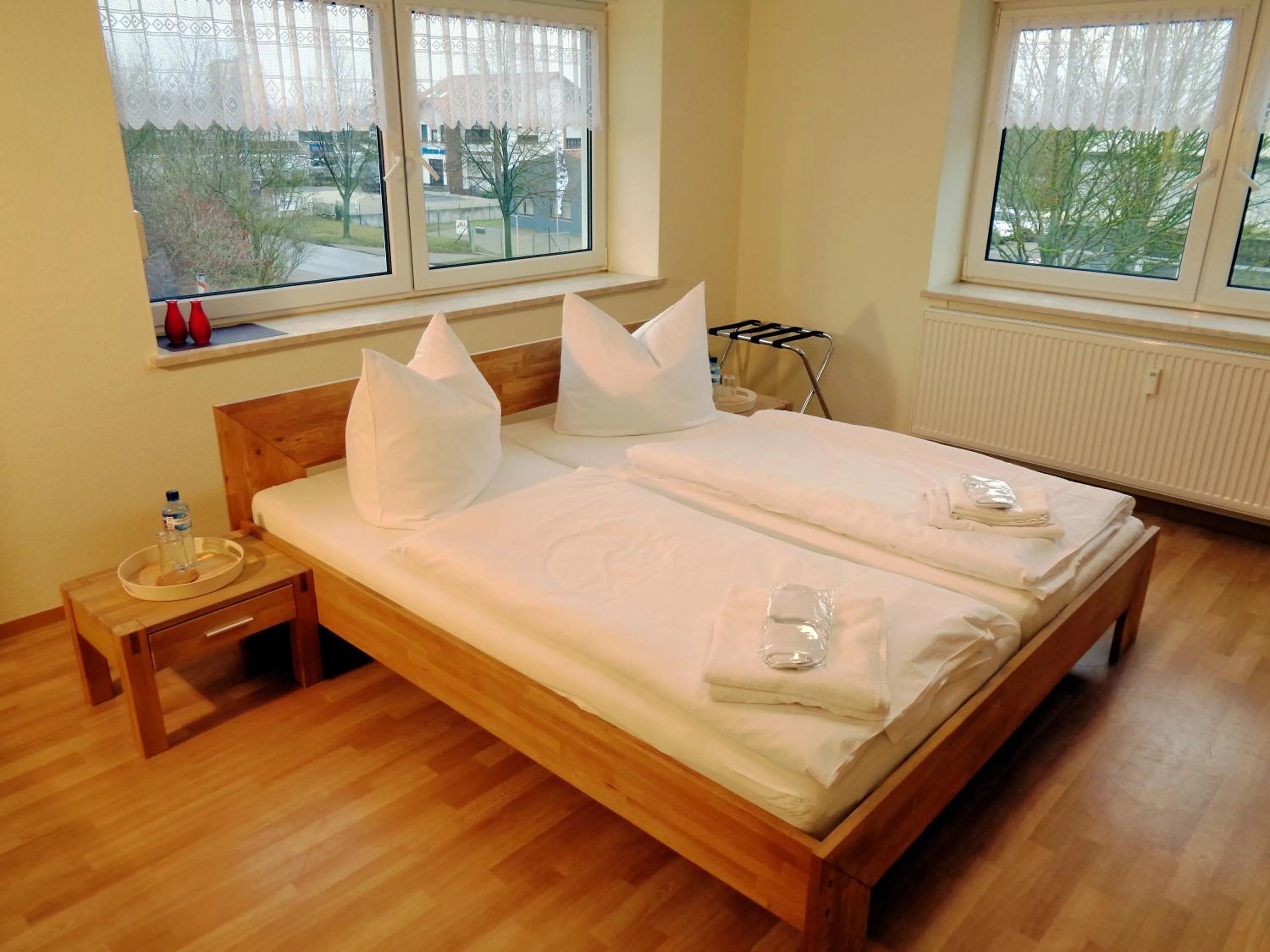 Bed in Gästehaus Schiemann