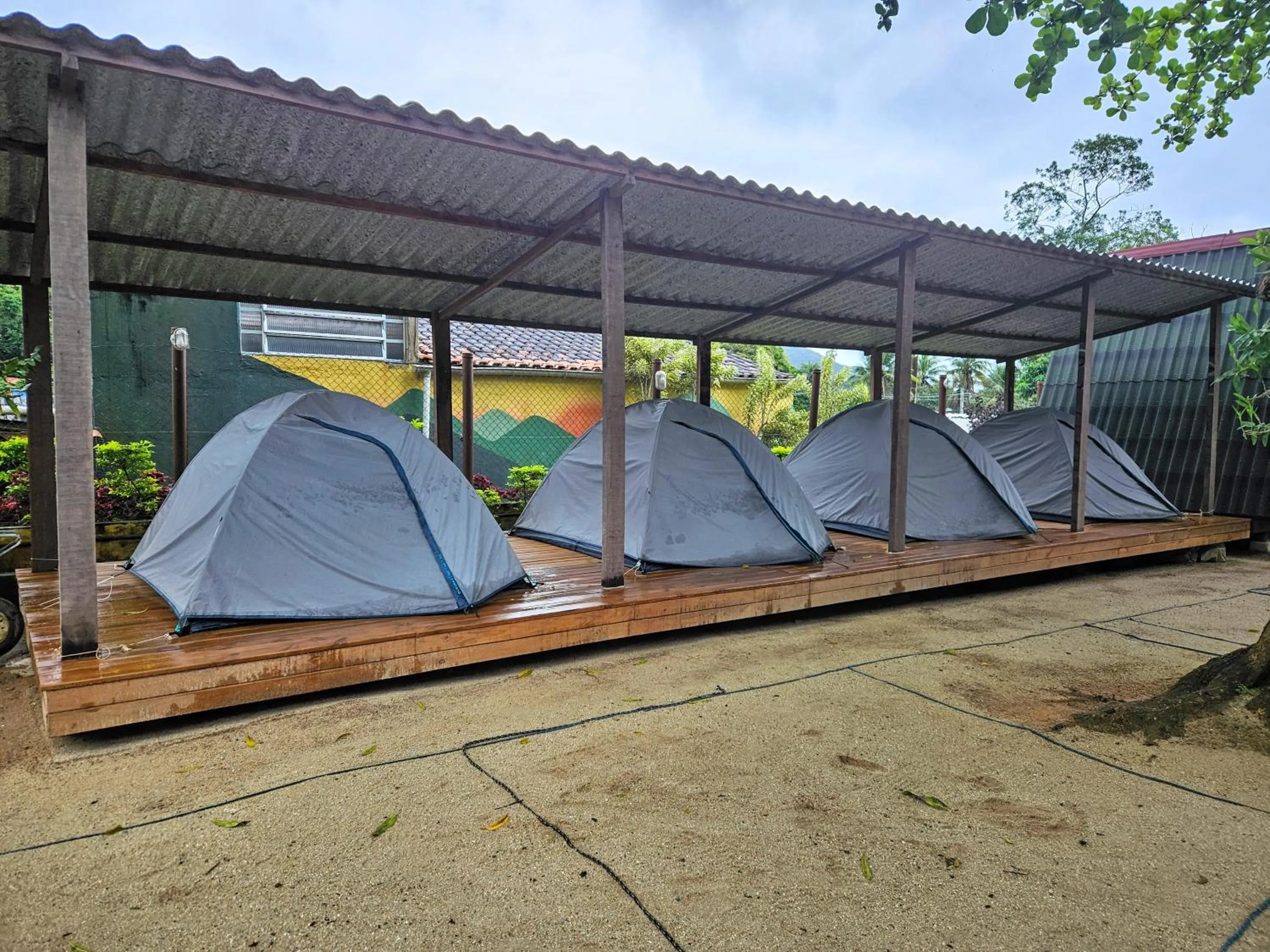 Patio in Raio de Sol pousada & camping