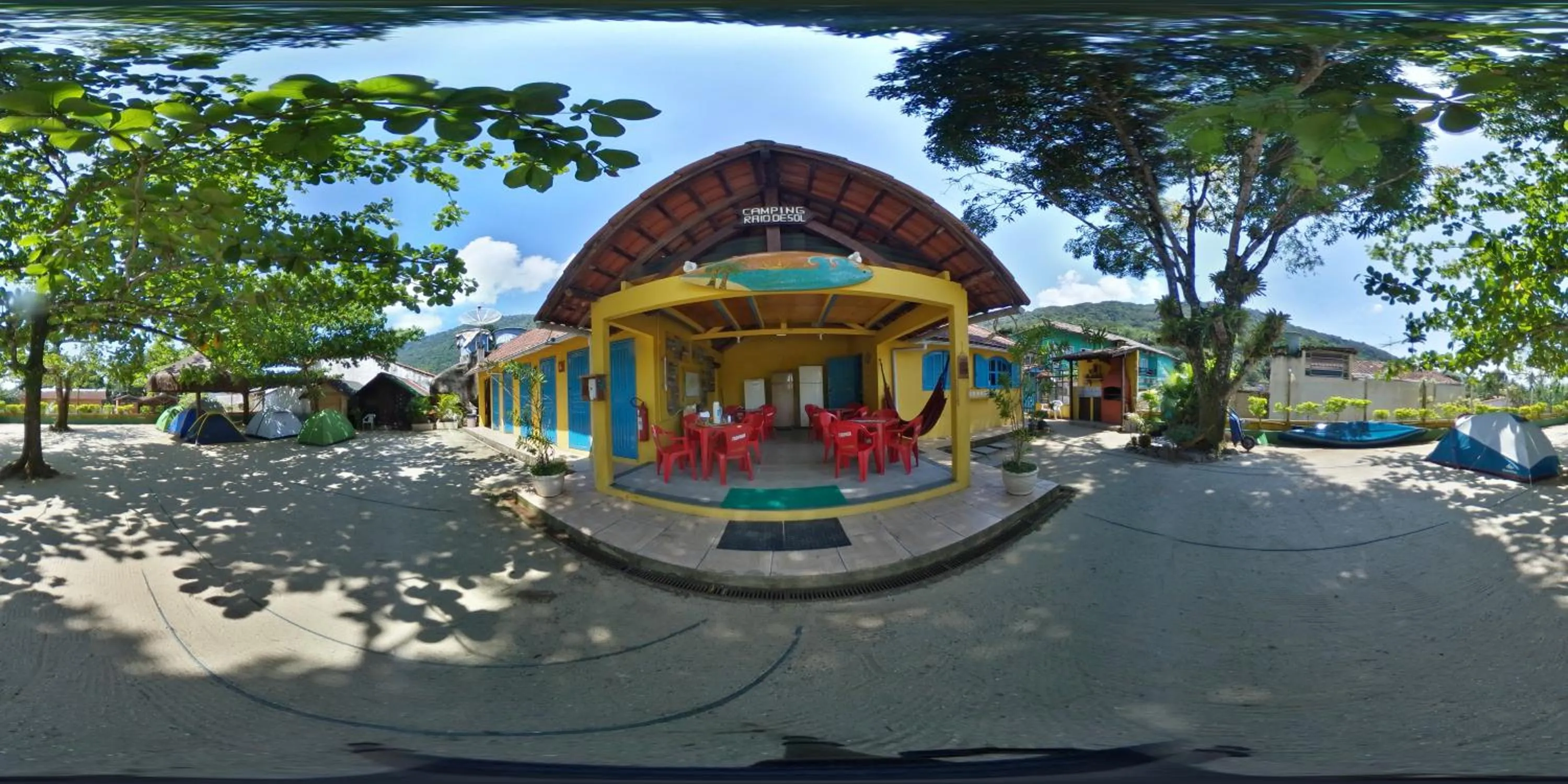 Living room in Raio de Sol pousada & camping