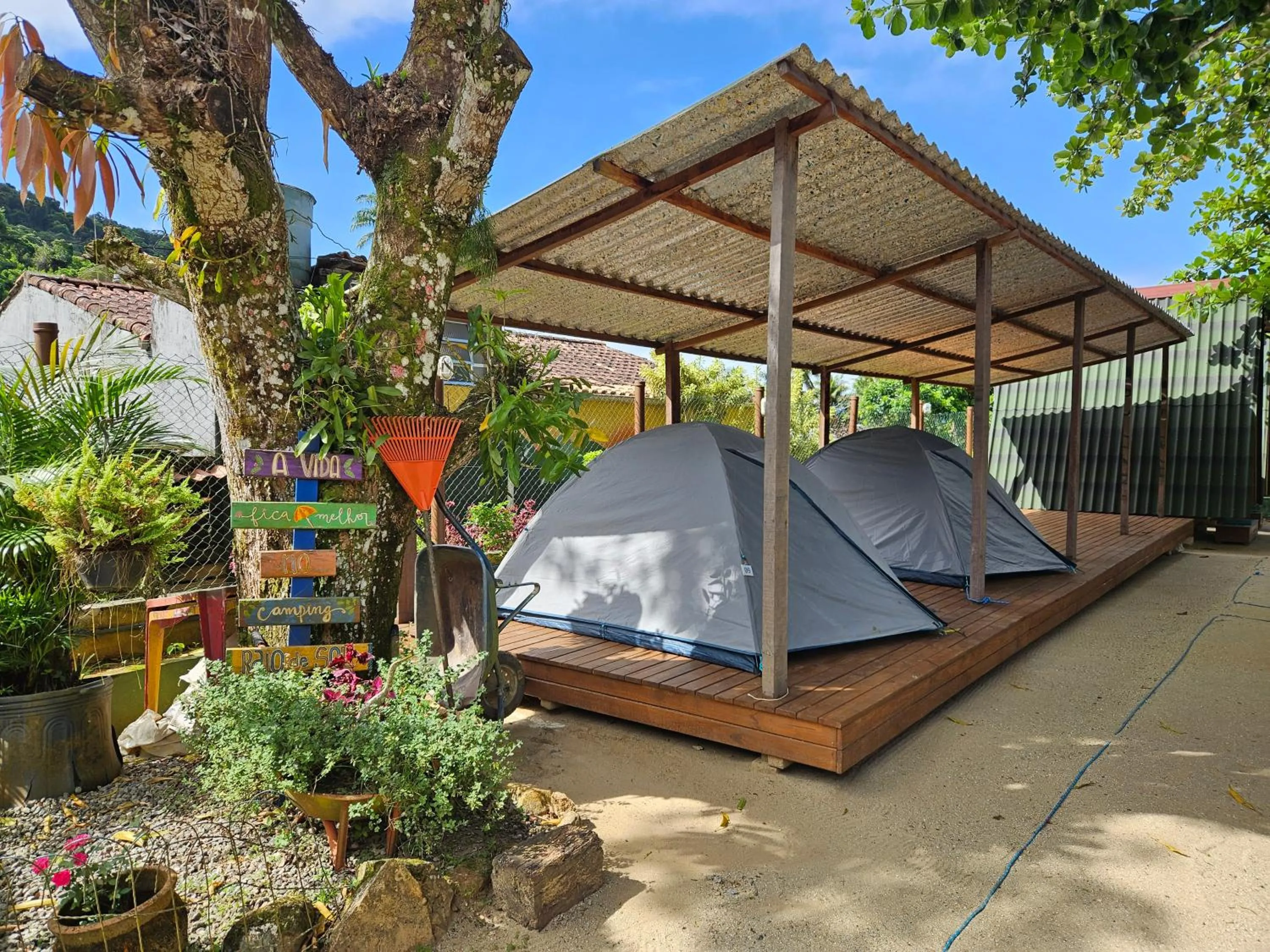 Bedroom in Raio de Sol pousada & camping