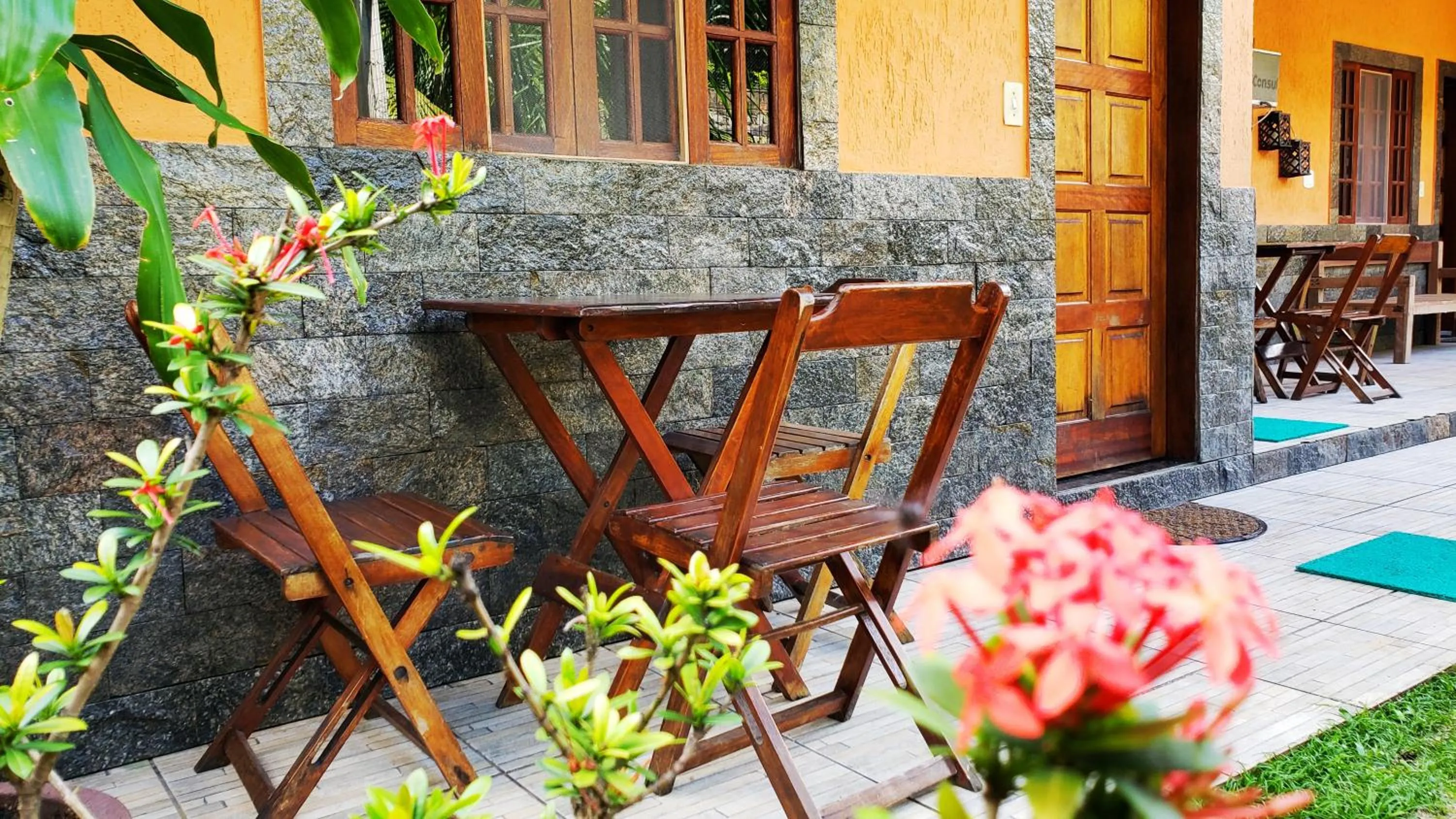 Patio in Raio de Sol pousada & camping