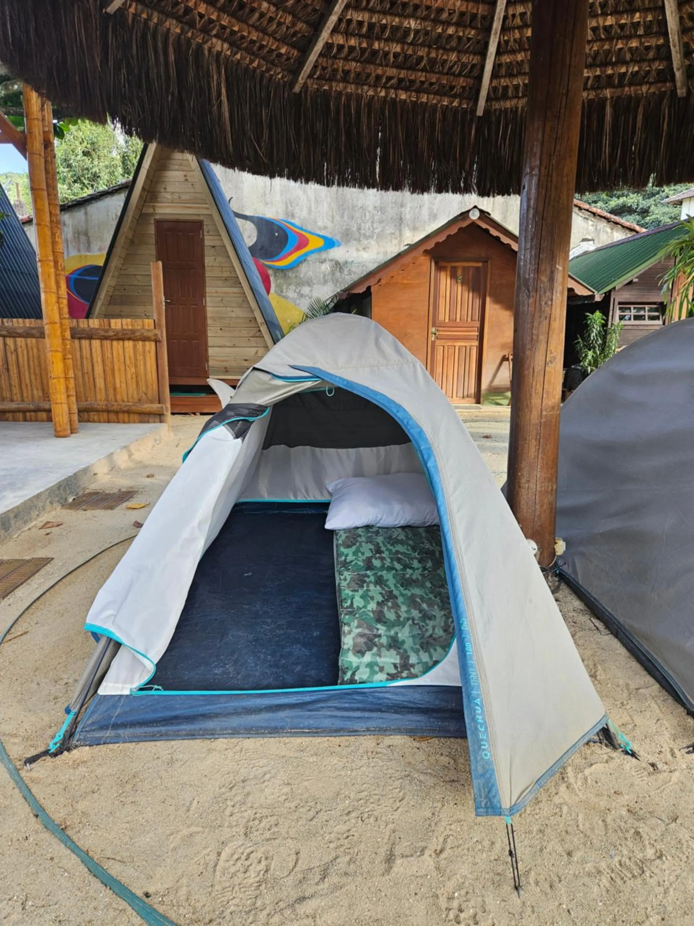 Bed in Raio de Sol pousada & camping