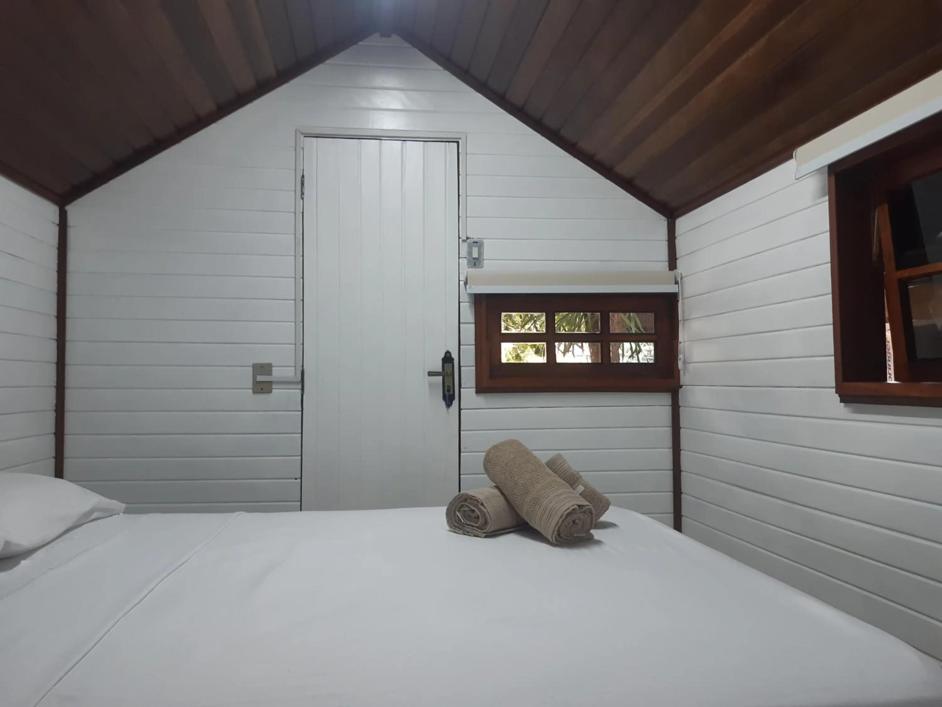 Bed in Raio de Sol pousada & camping