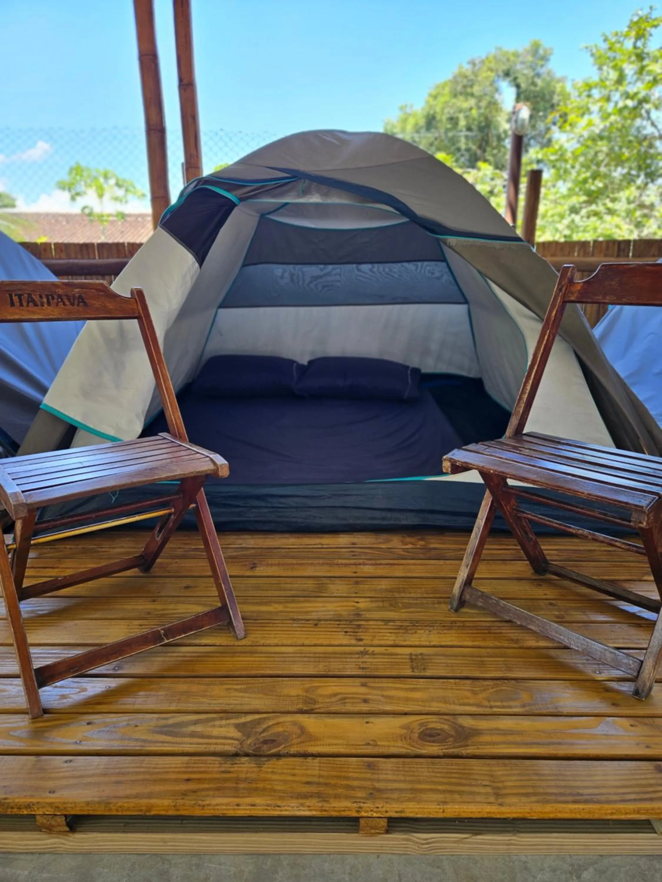 Patio in Raio de Sol pousada & camping