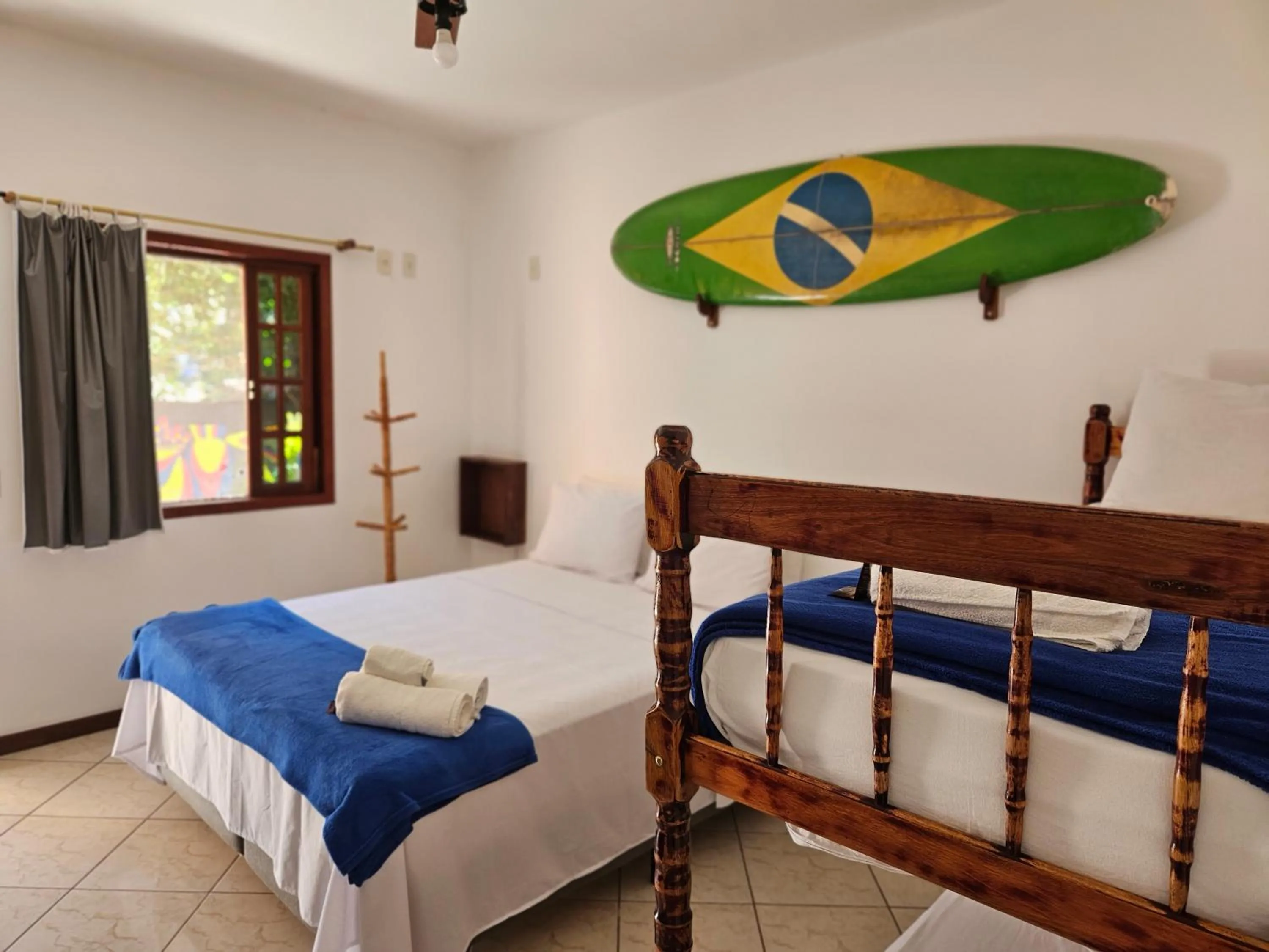 Bed in Raio de Sol pousada & camping