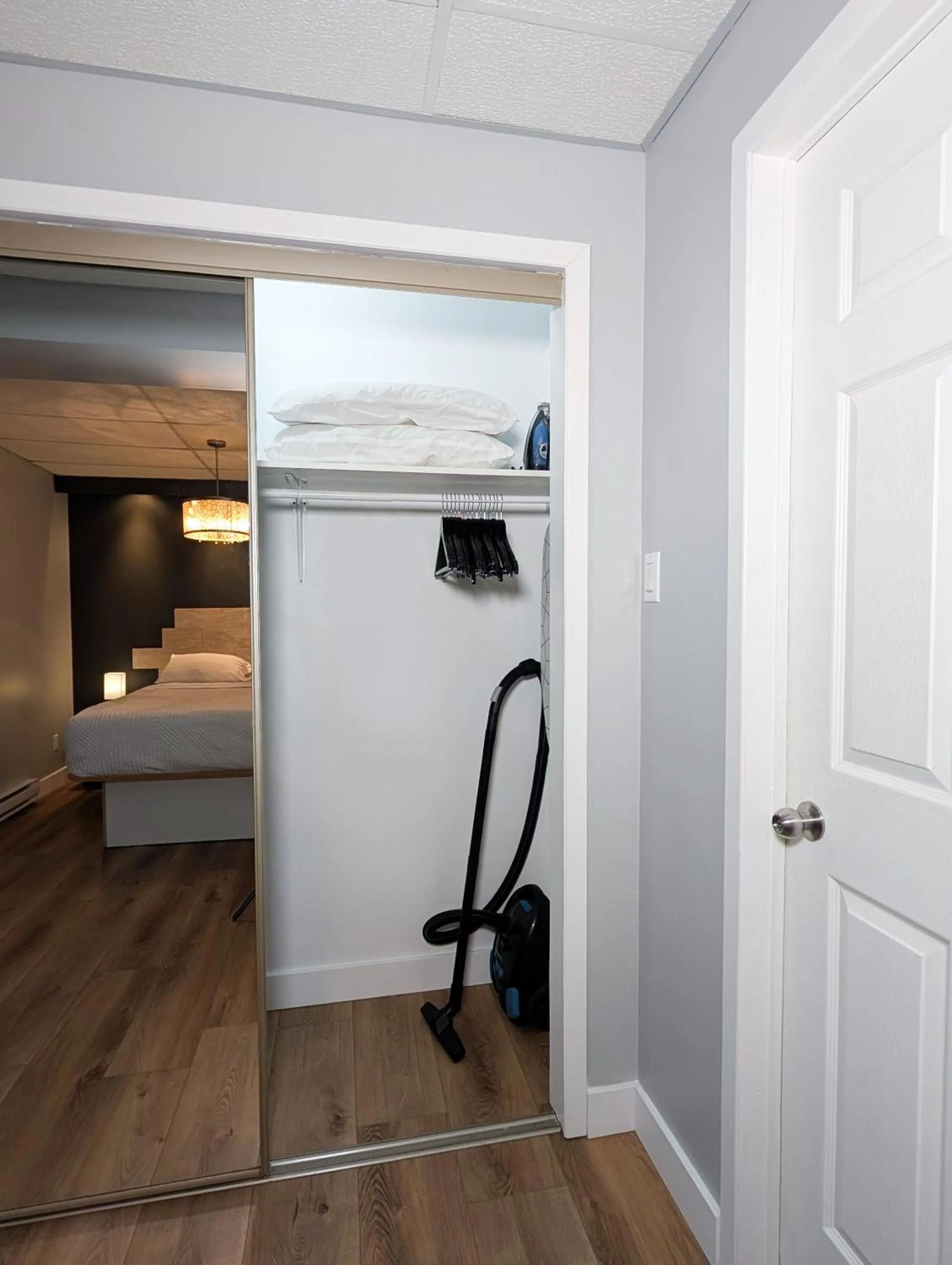 flat iron, Bed in Hébergement Harvey