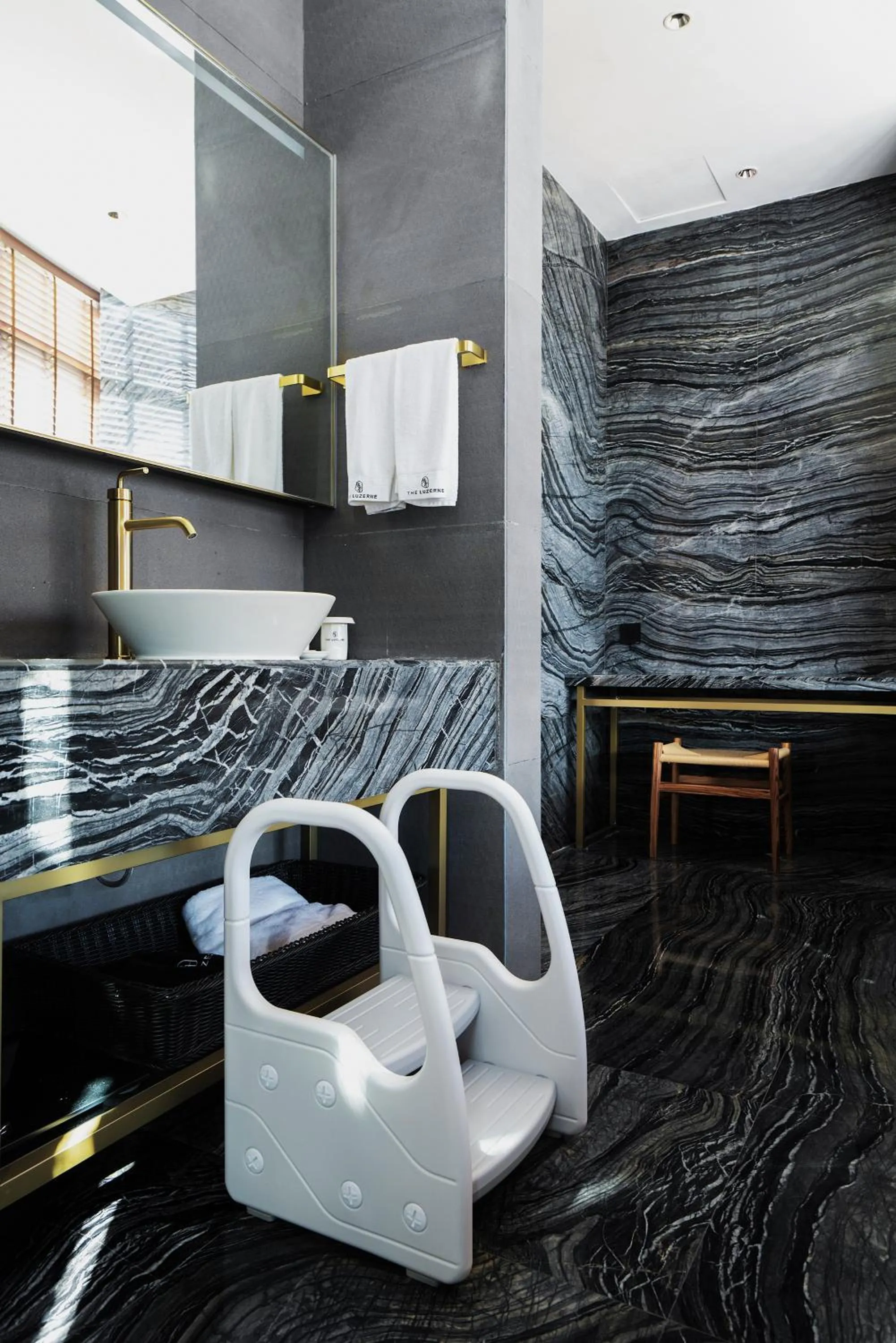 young children in The Luzerne Hotel