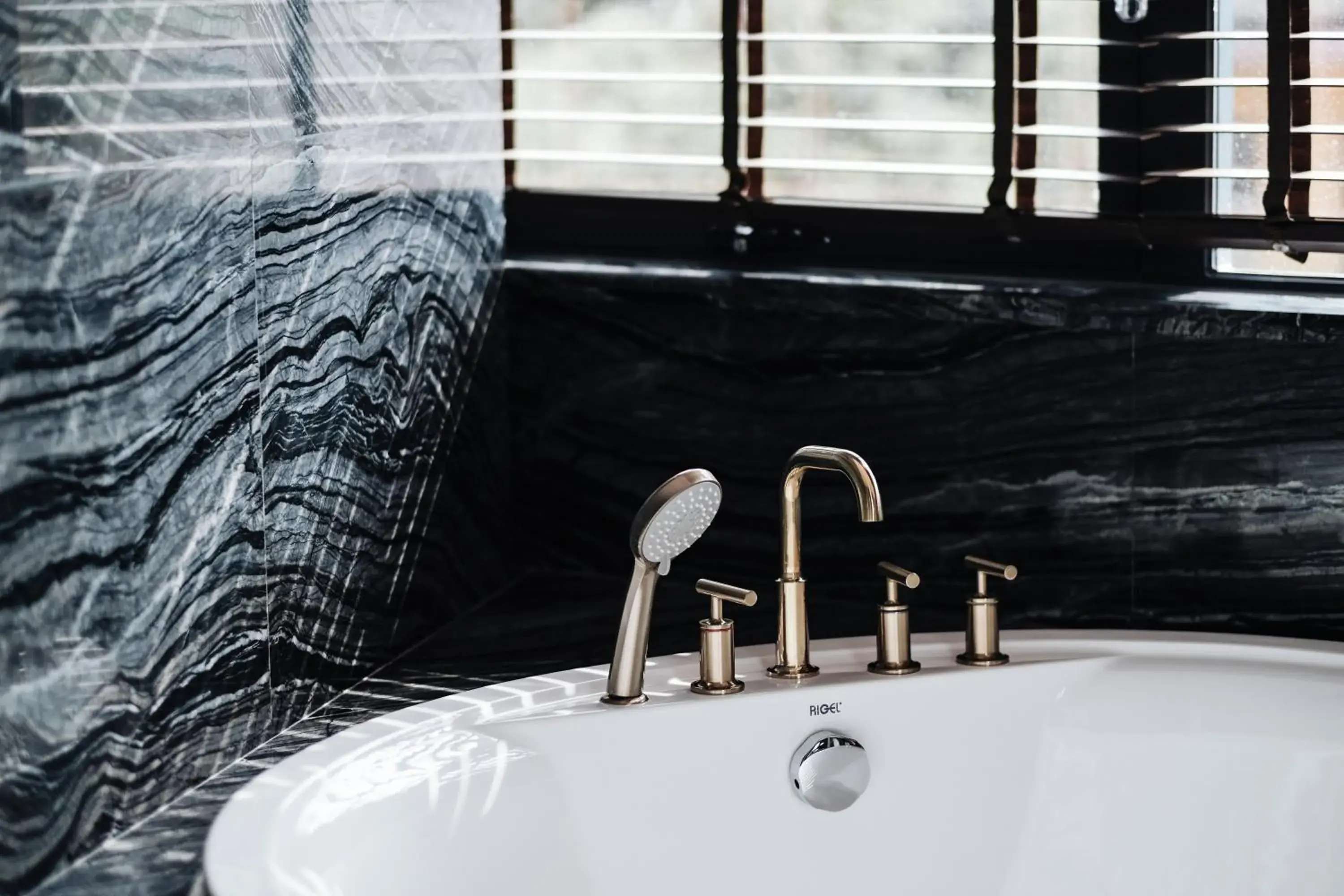 Bathroom in The Luzerne Hotel Bathroom in The Luzerne Hotel