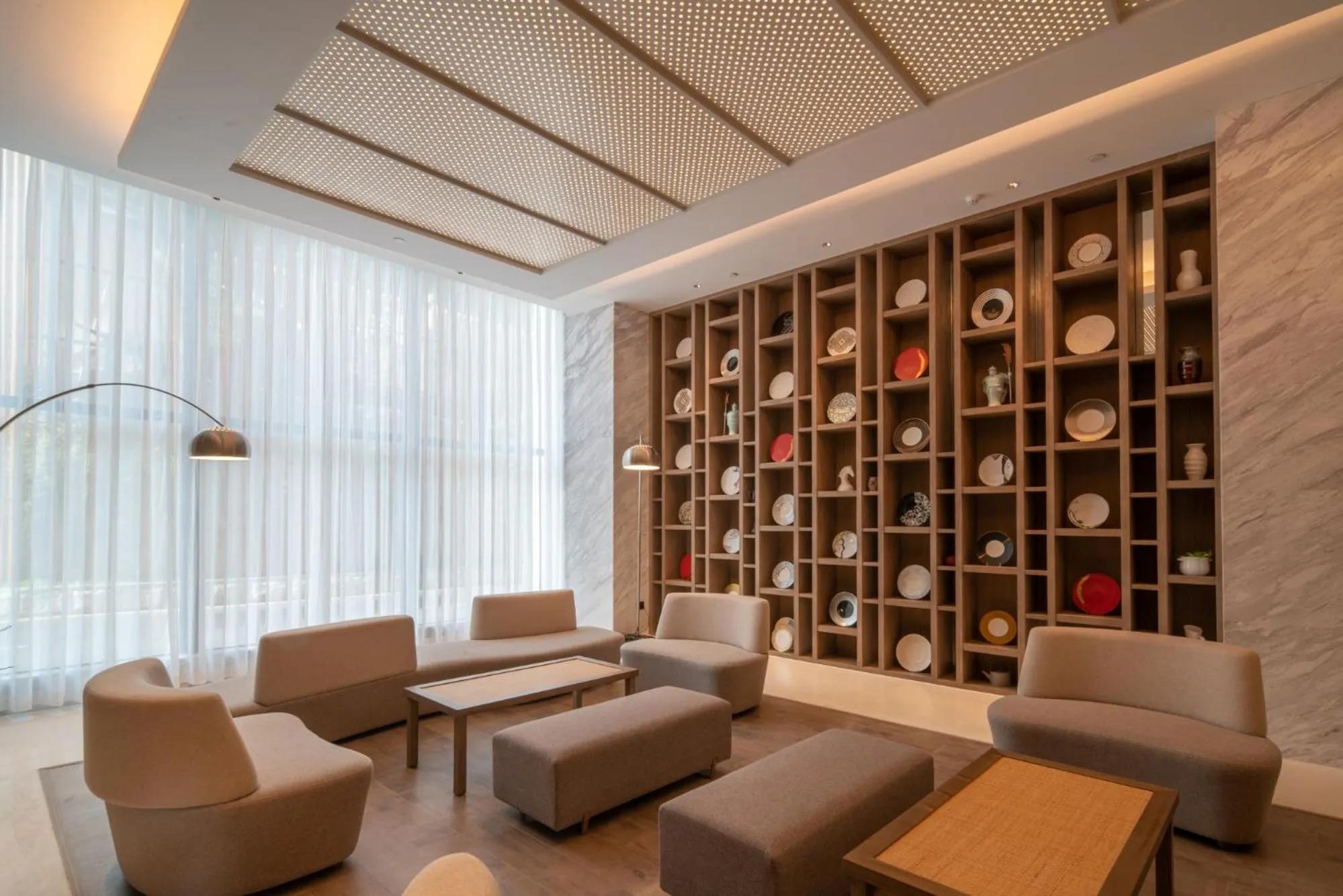 Seating area in The Luzerne Hotel