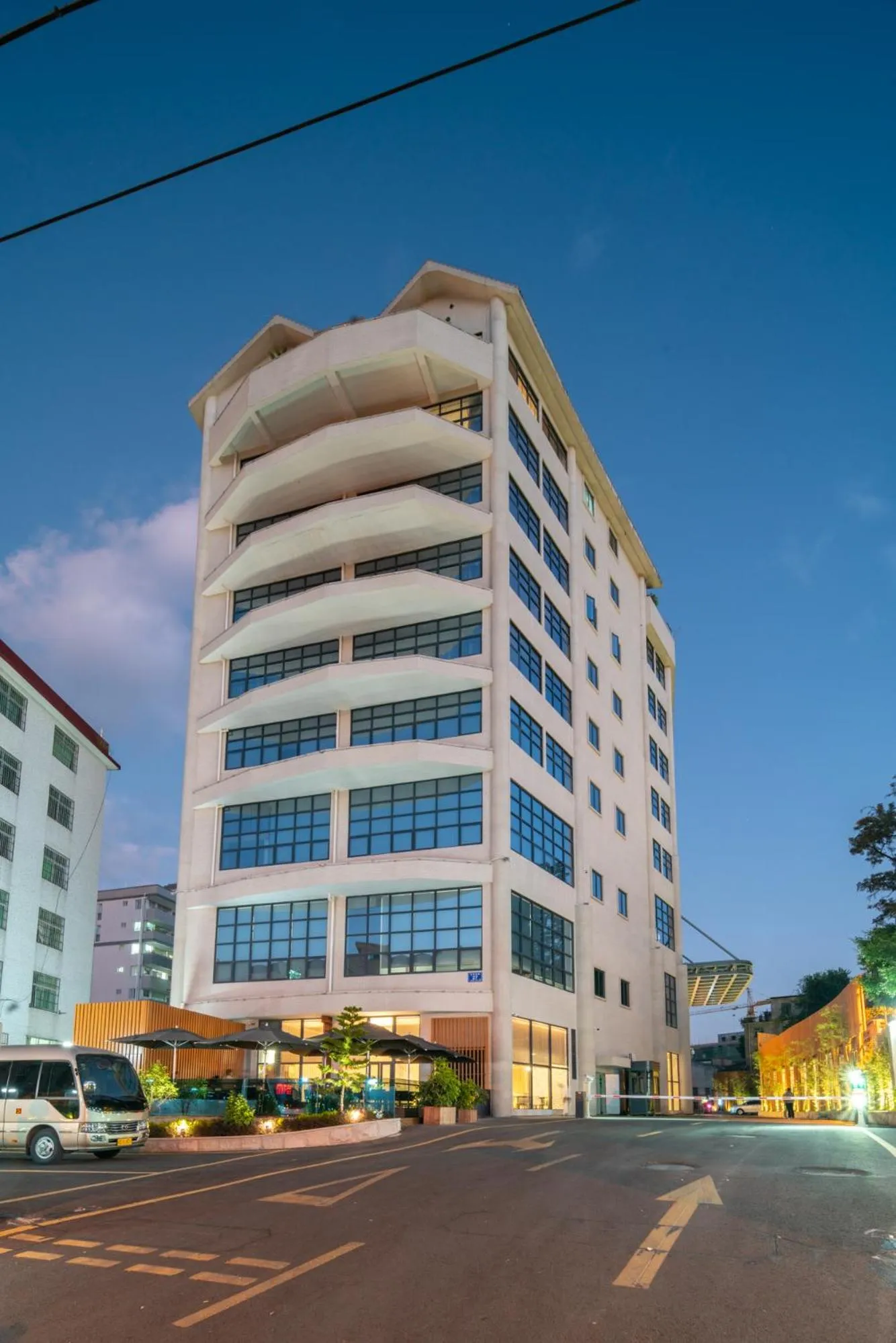 Property building in The Luzerne Hotel