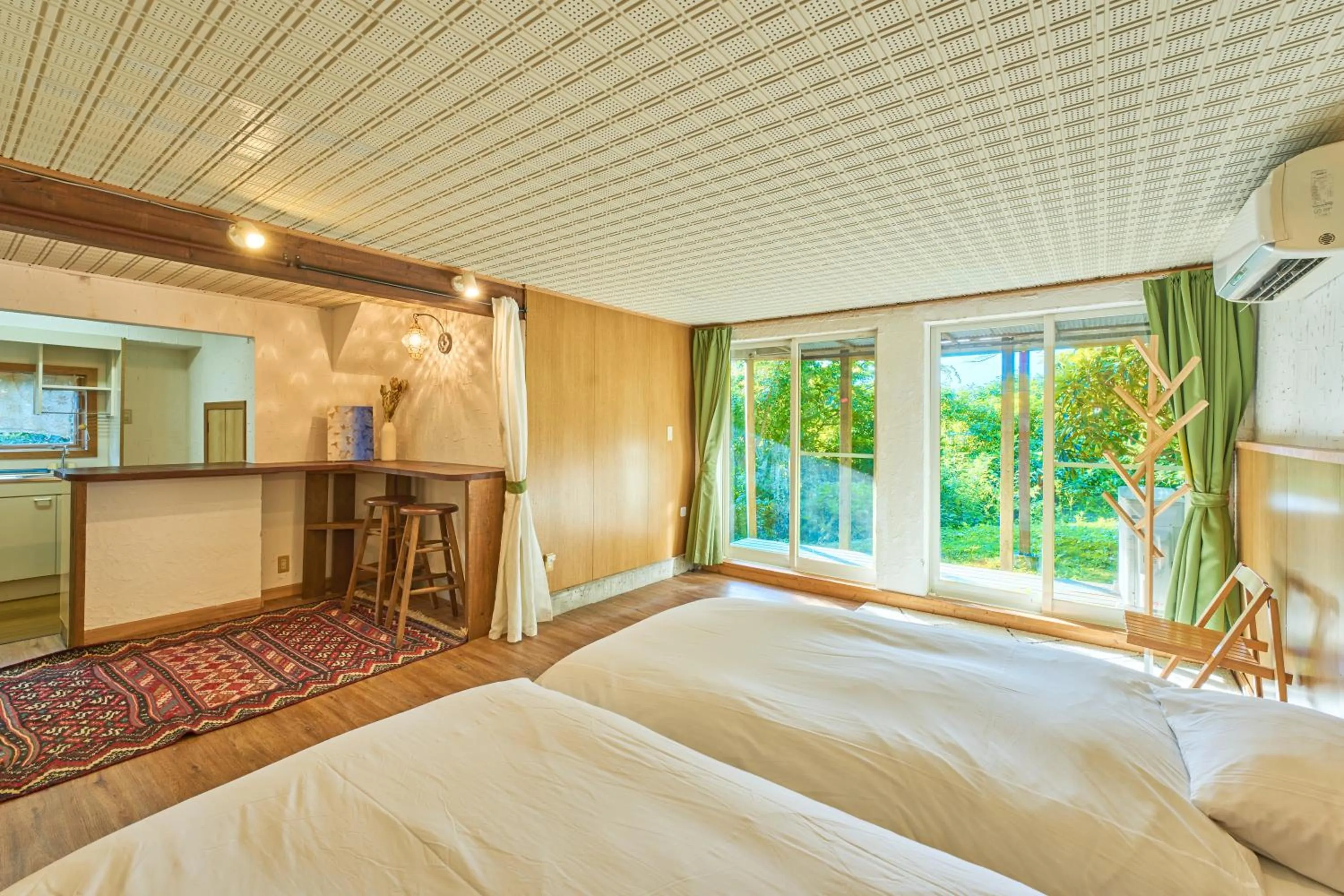 Bed in Oceanic House TAMATEBAKO