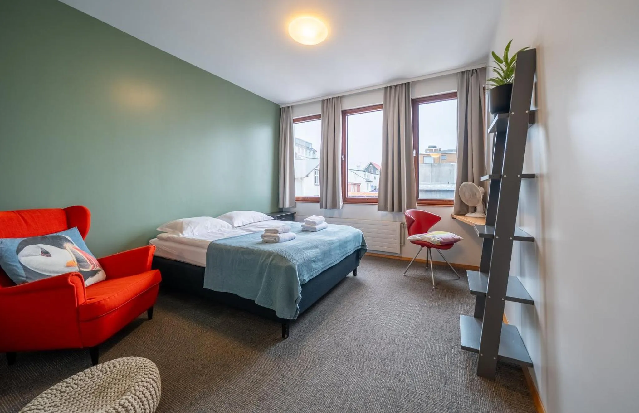 Bedroom, Bed in Loft - HI Eco Hostel