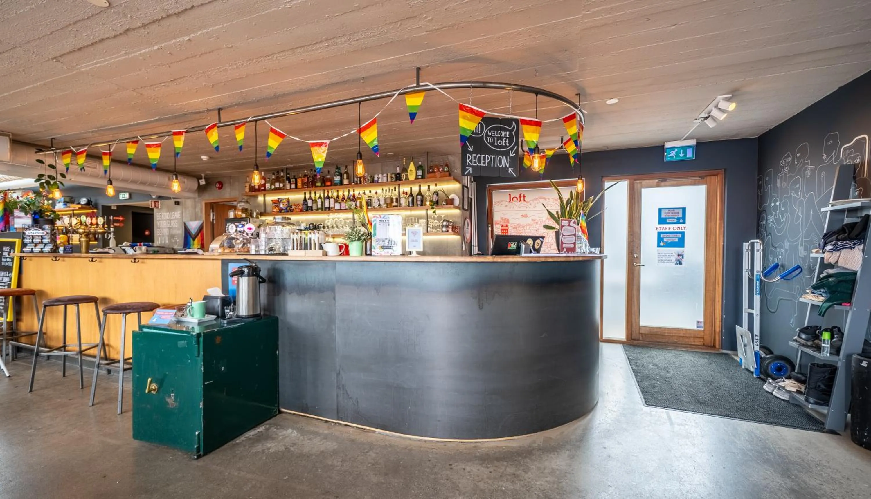 Lobby or reception in Loft - HI Eco Hostel