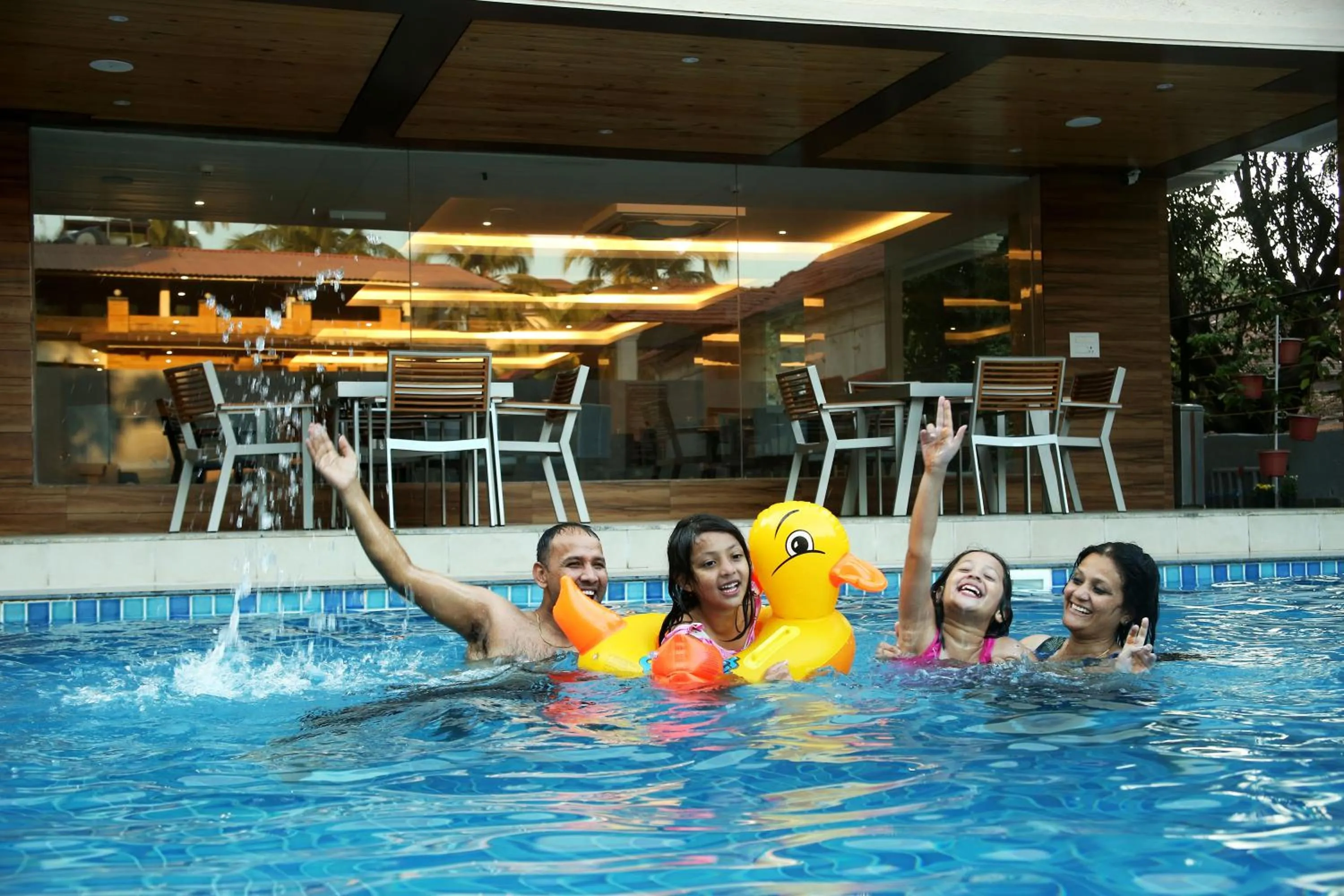 Swimming pool in Resort The Lohias, Goa Candolim