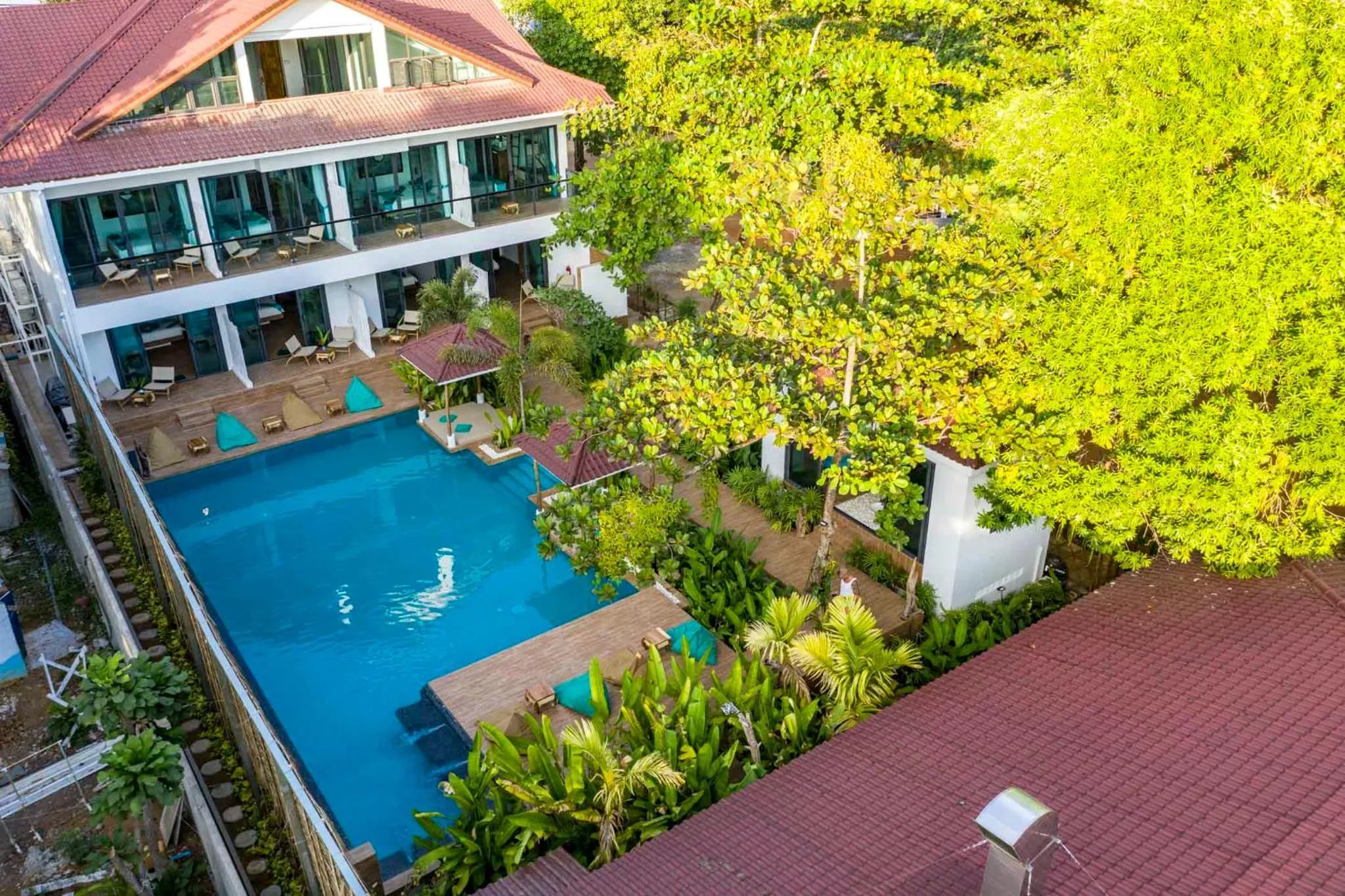 Pool view in By The Sea Koh Mak Boutique Guesthouse