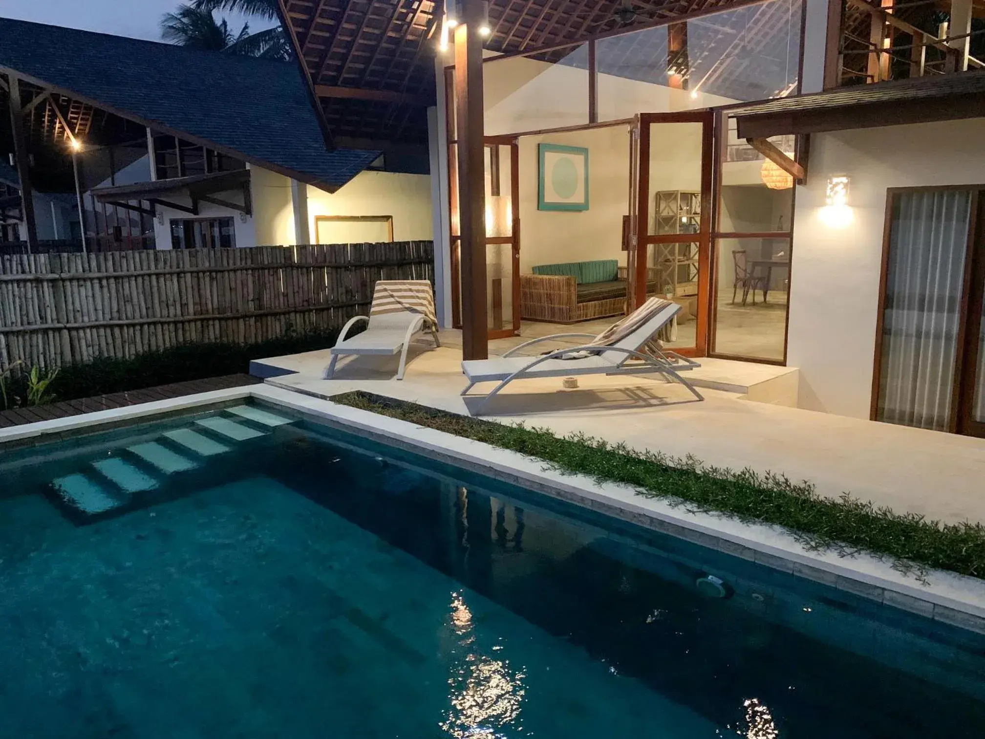 Swimming pool in The Club Villas Lombok Swimming pool in The Club Villas Lombok