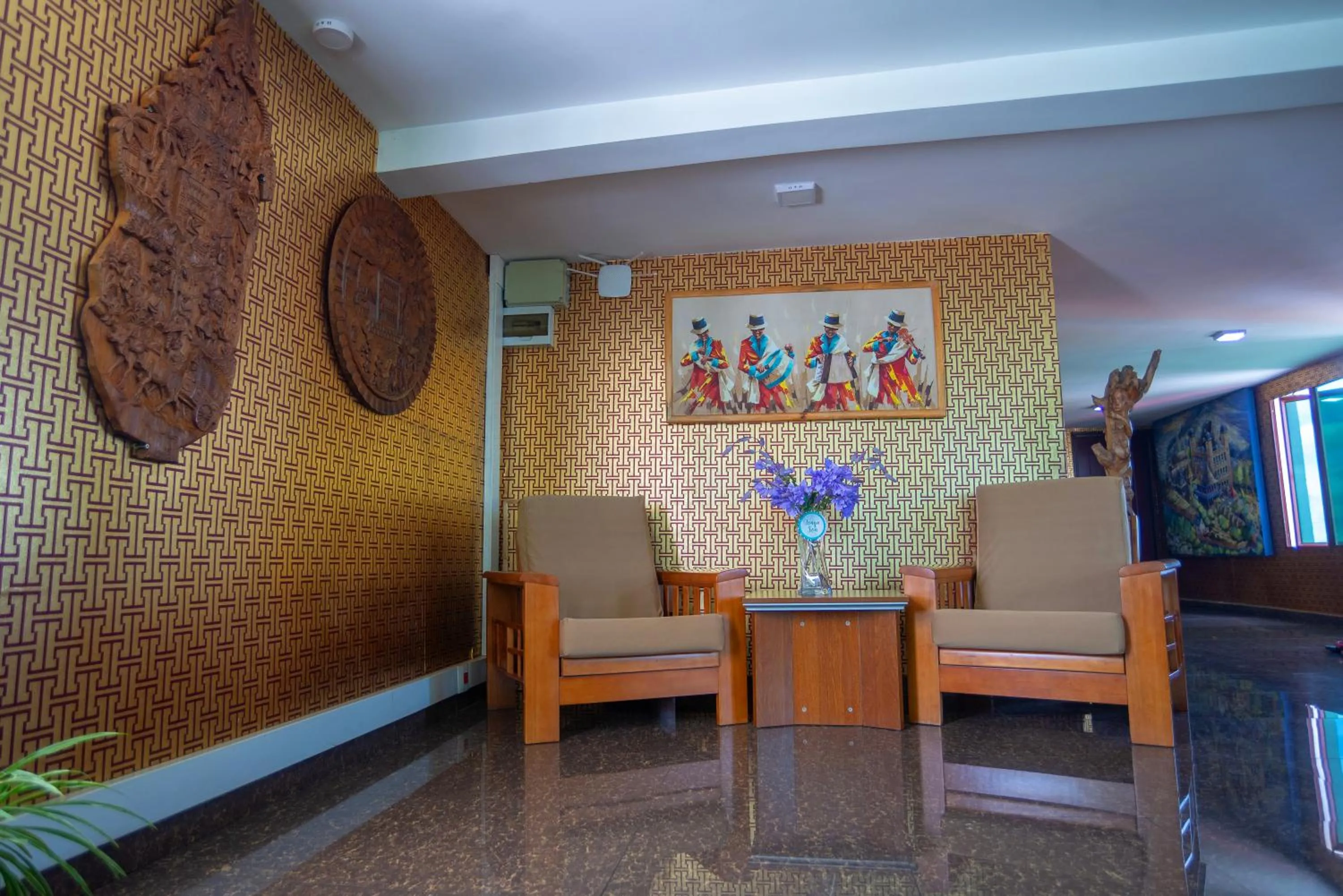 Lobby or reception in Hotel Le Pousse Pousse