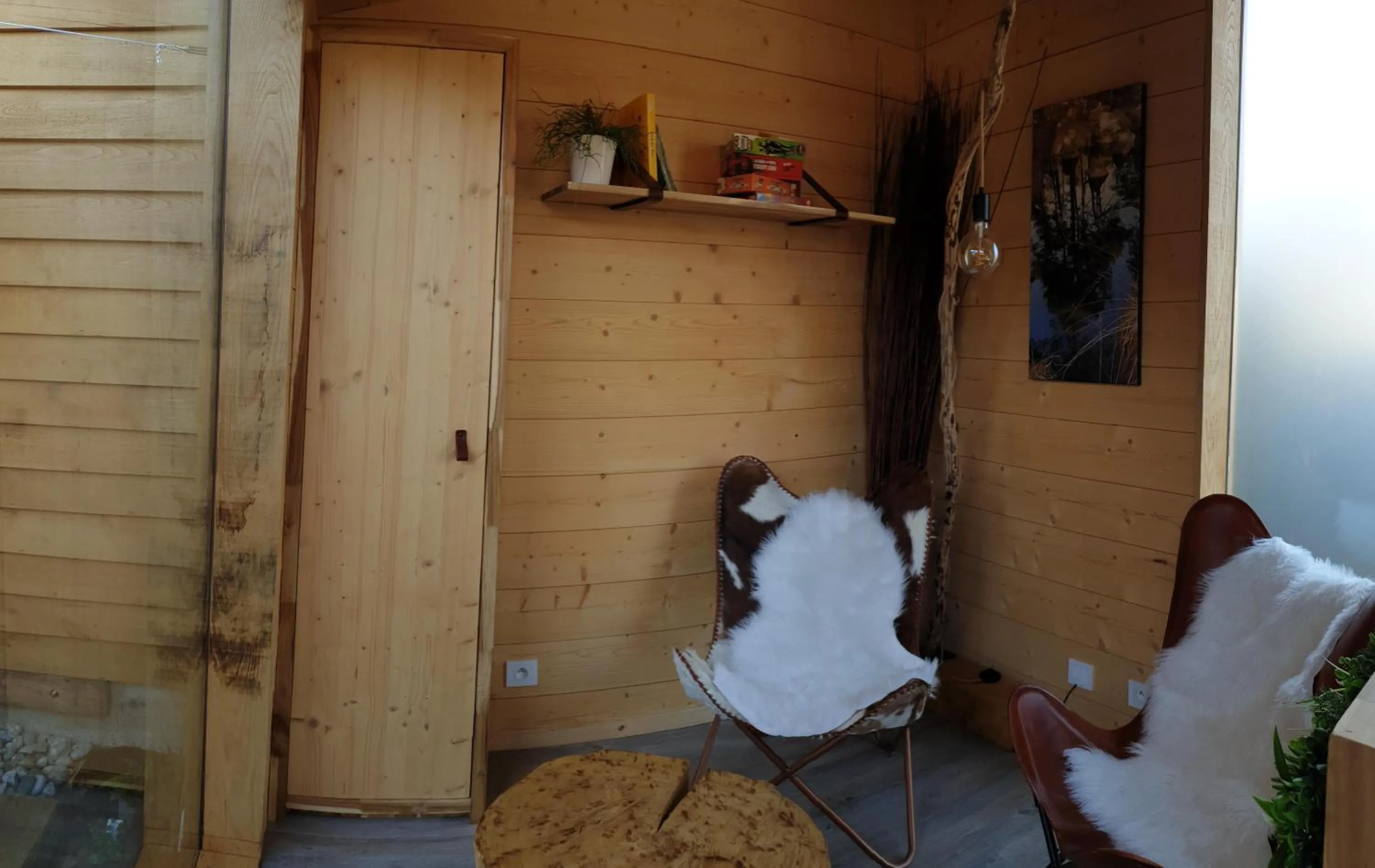 Living room in Kabanéo - gîte et sauna- Samois sur Seine - Forêt de Fontainebleau
