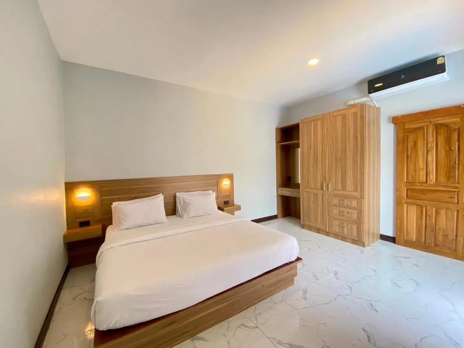 Bed in Blue Aura Pool Villa Bed in Blue Aura Pool Villa