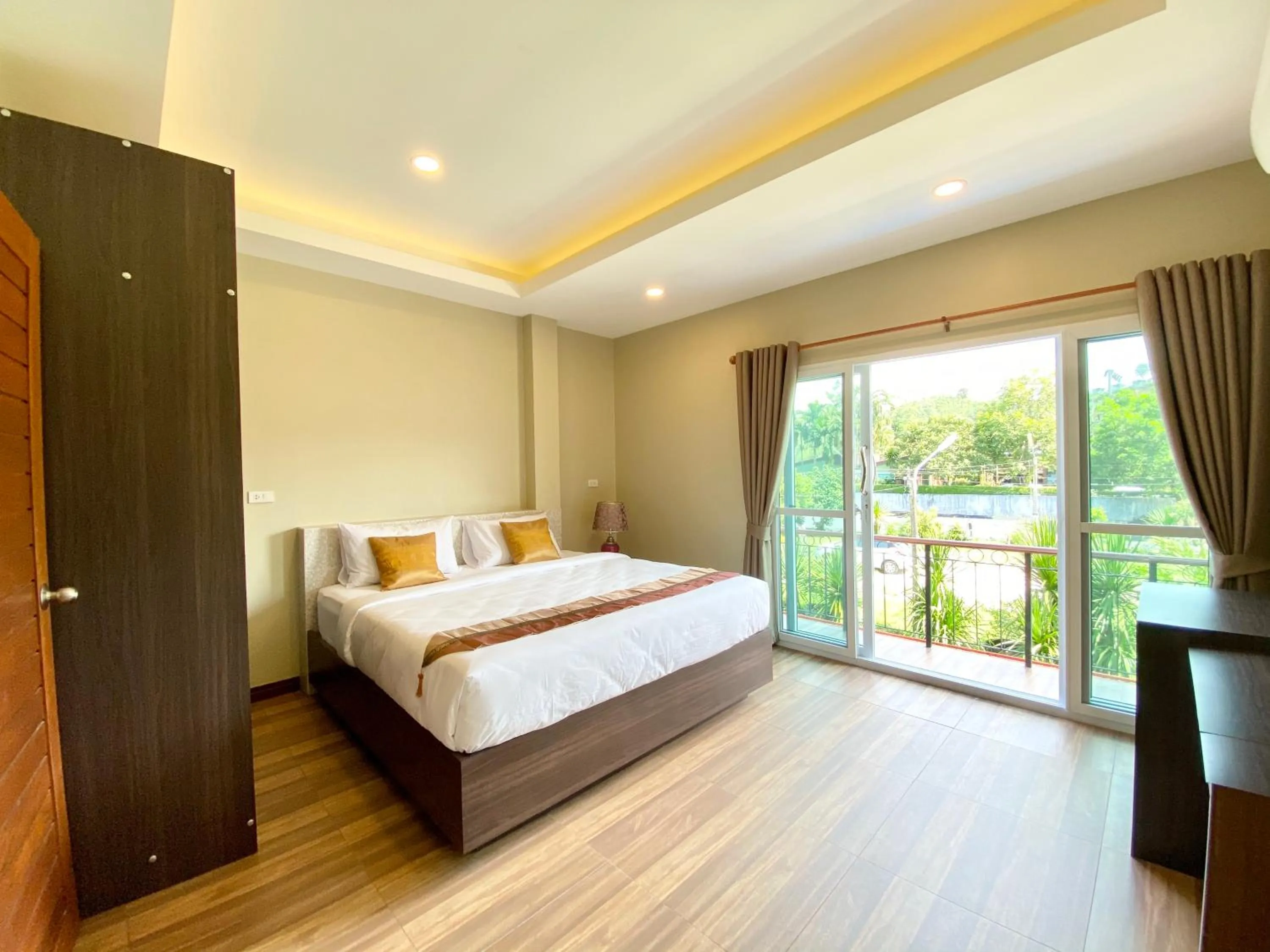 Bedroom, Bed in Blue Aura Pool Villa