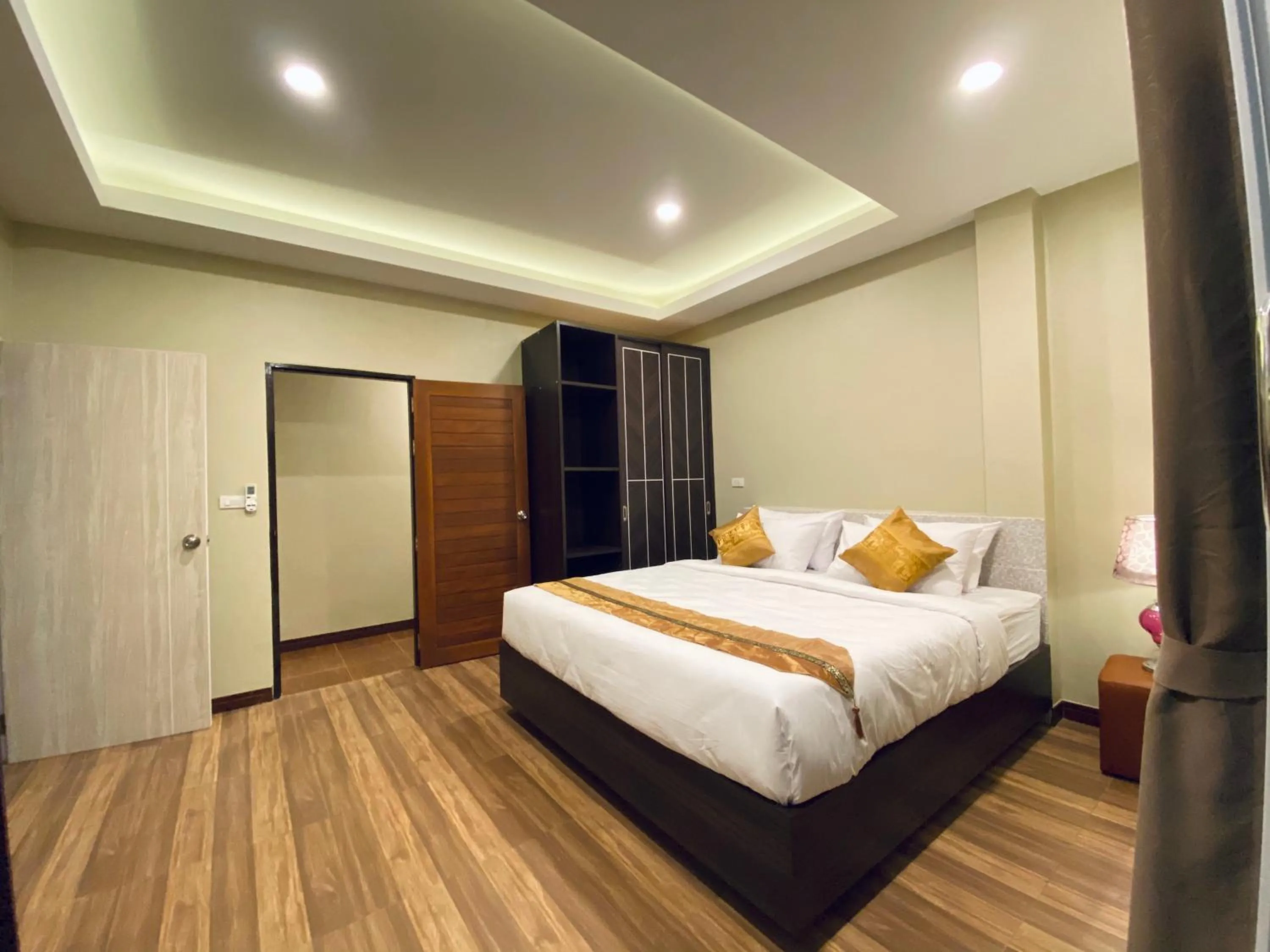 Bed in Blue Aura Pool Villa