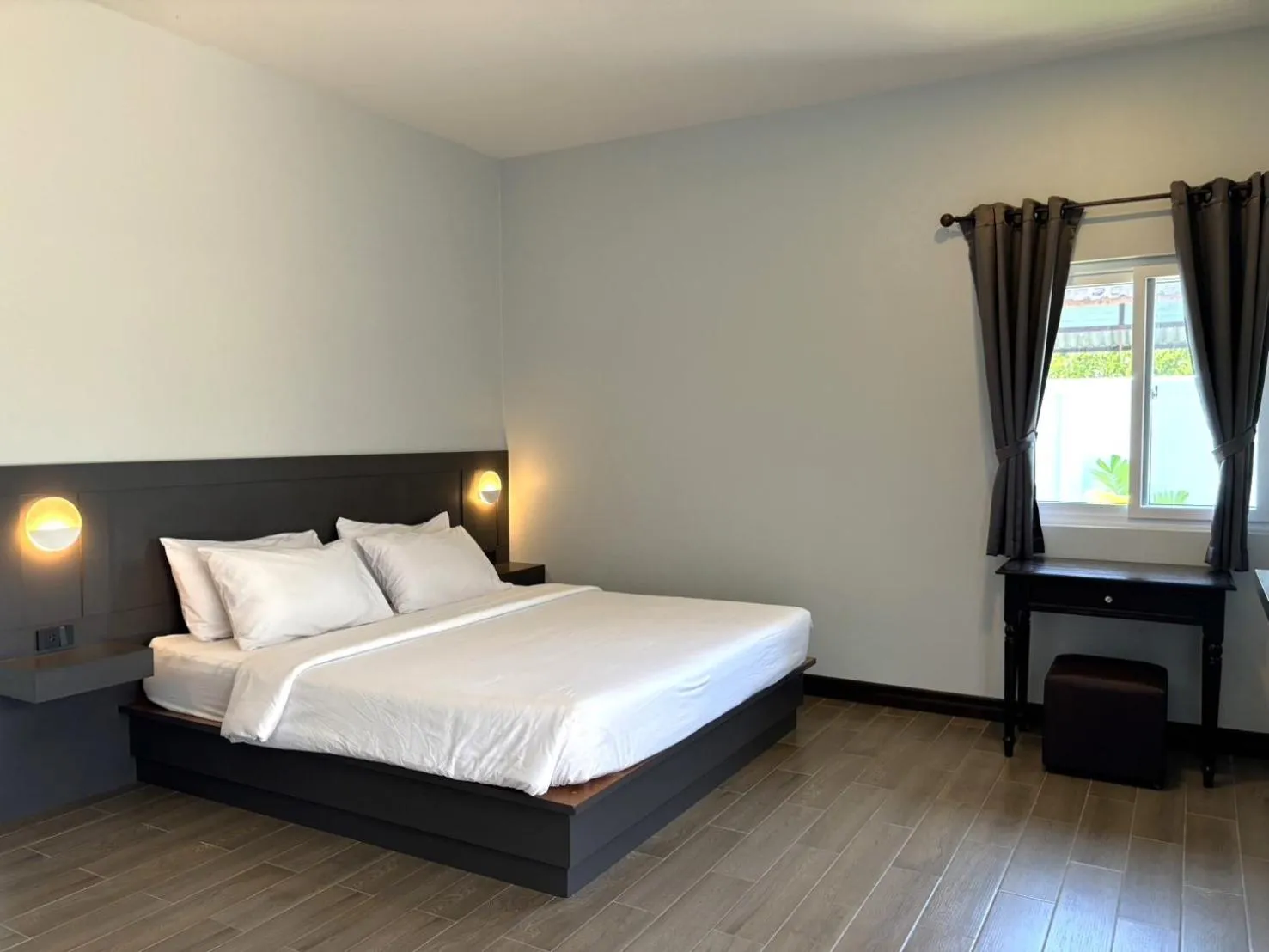 Bed in Blue Aura Pool Villa