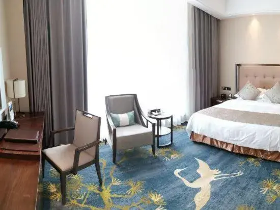 Bed in Binhai Jinling International Hotel Bed in Binhai Jinling International Hotel