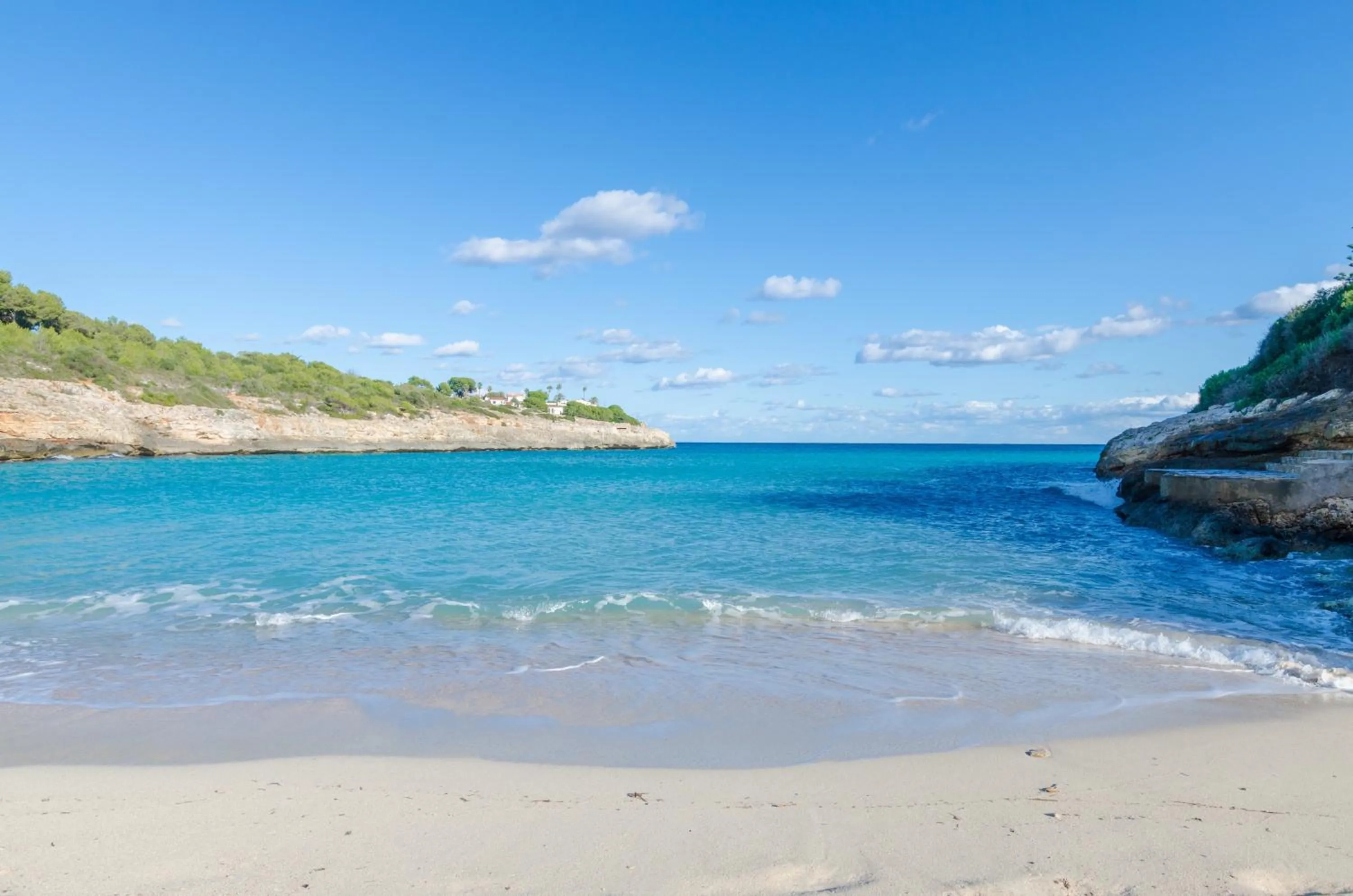 Beach in Bexan Cala Mandia