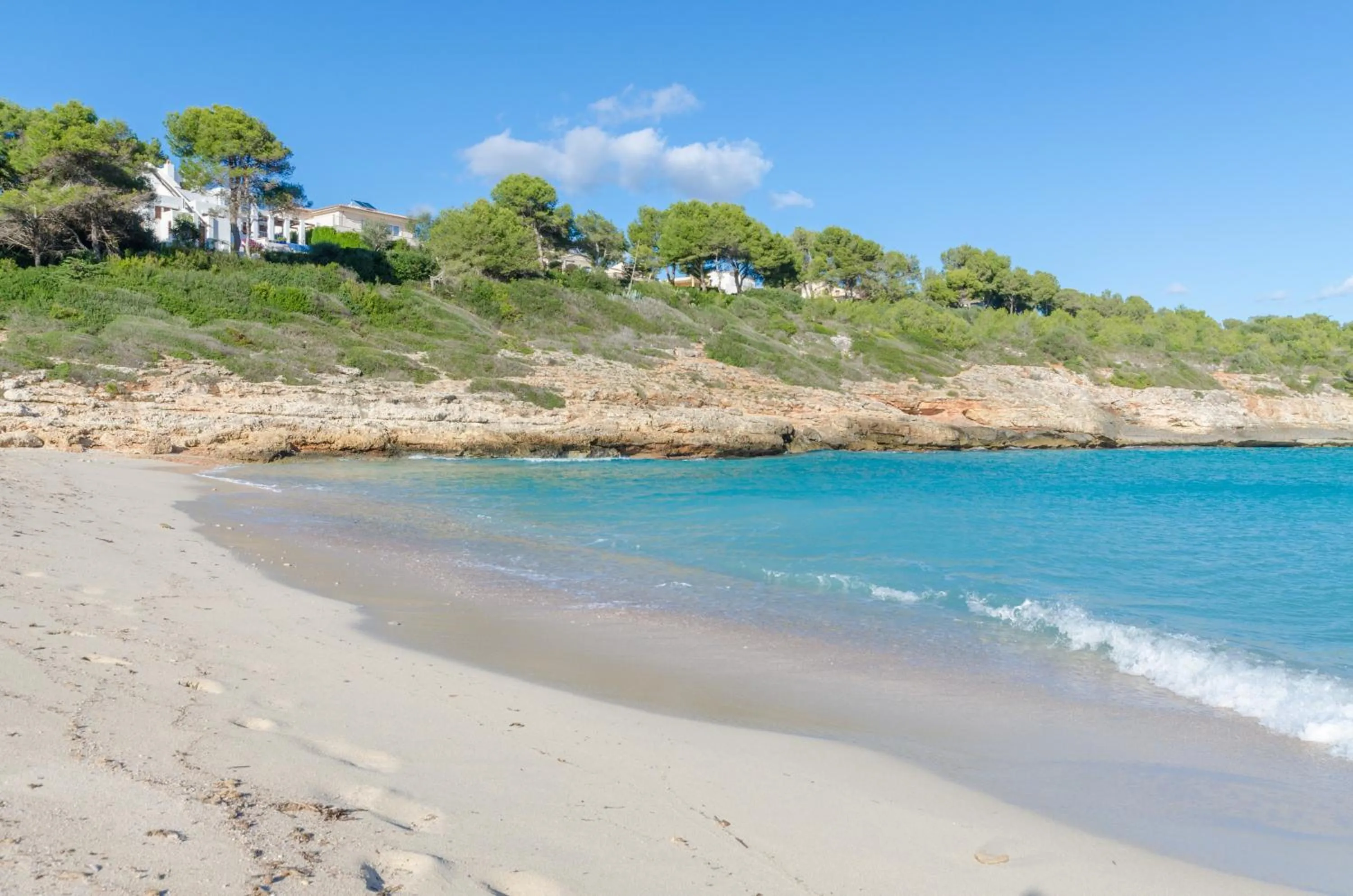 Beach in Bexan Cala Mandia