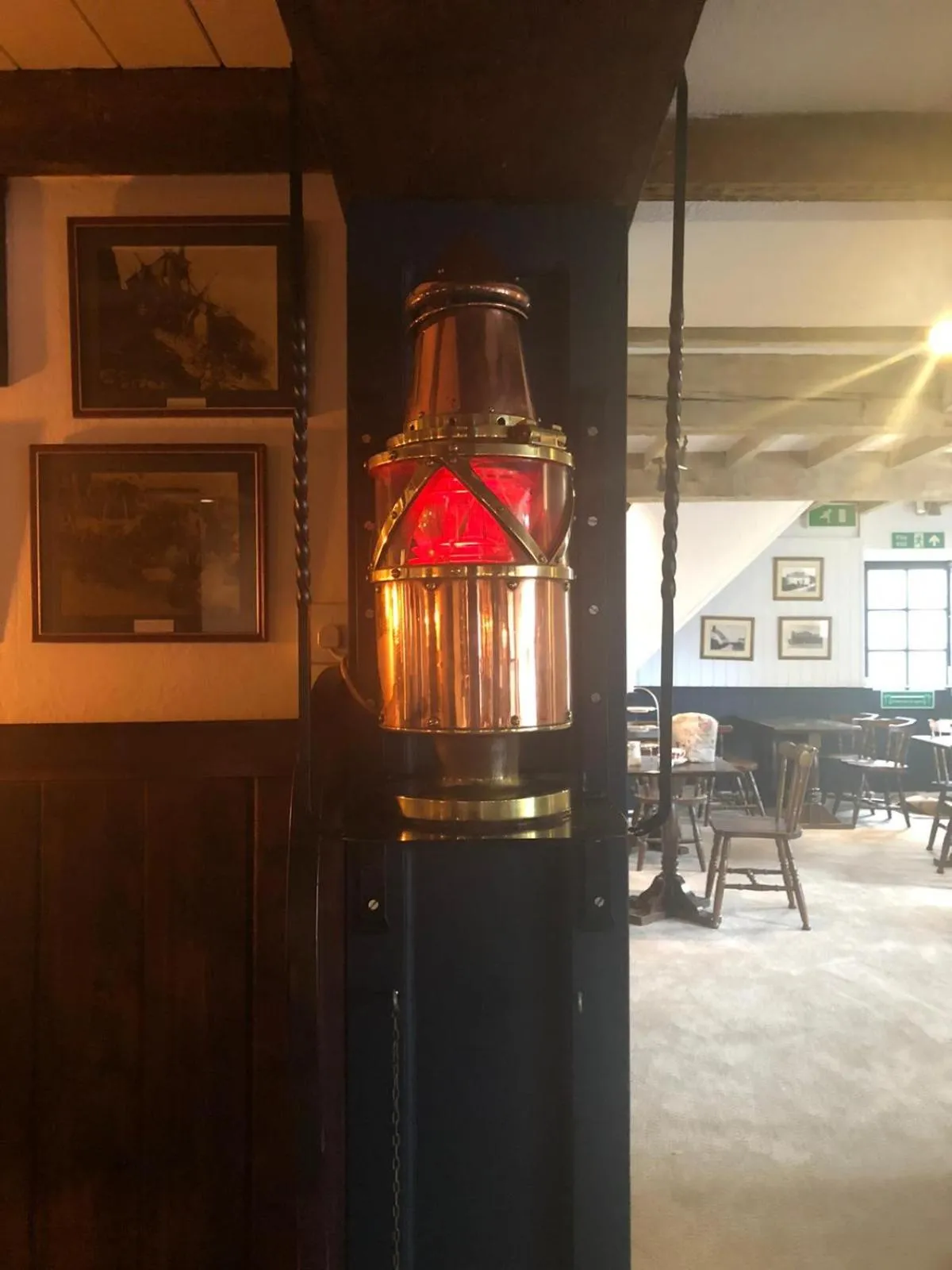 Decorative detail in The Top House Inn