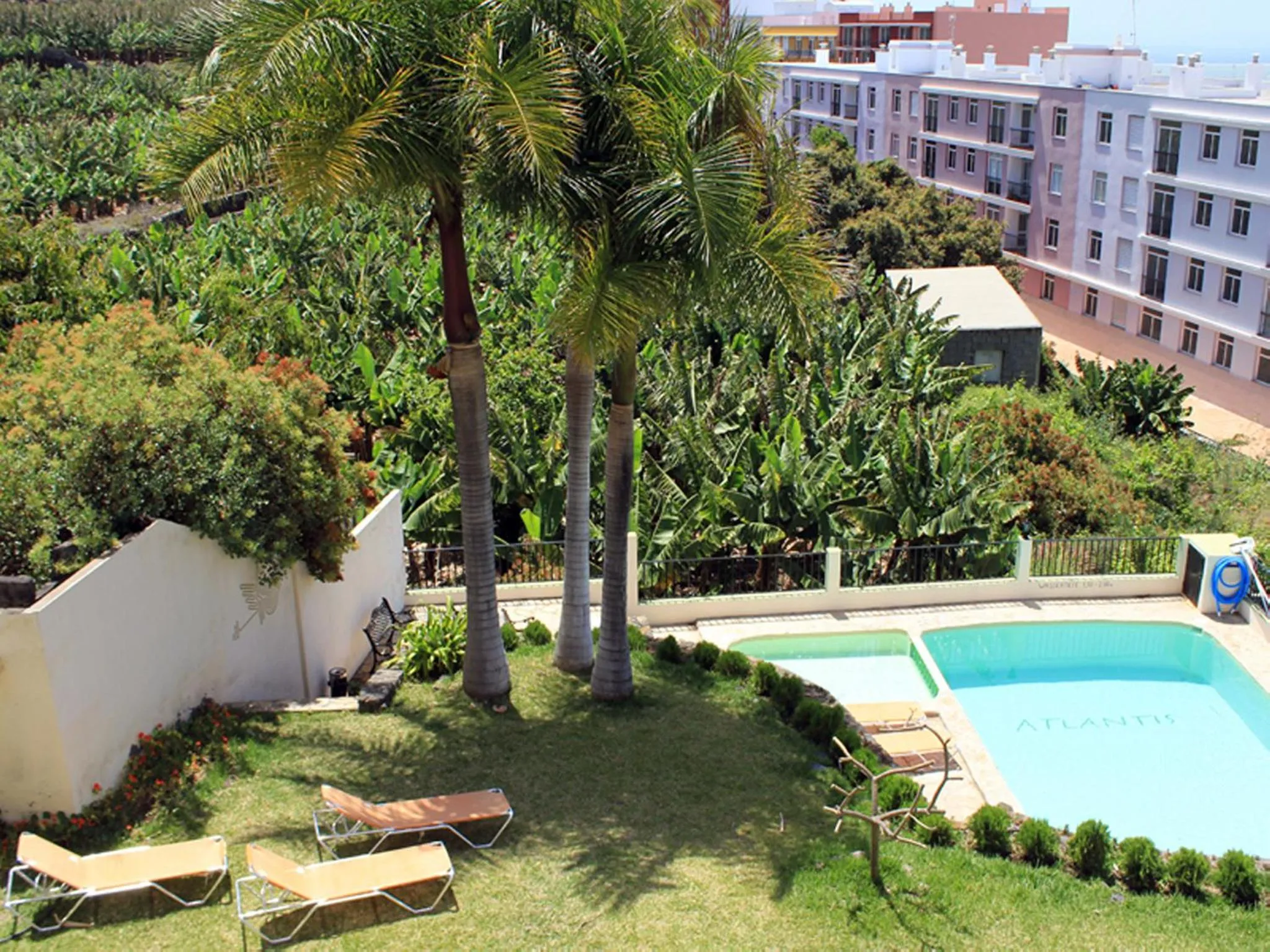 Garden view in Apartamentos Atlantis