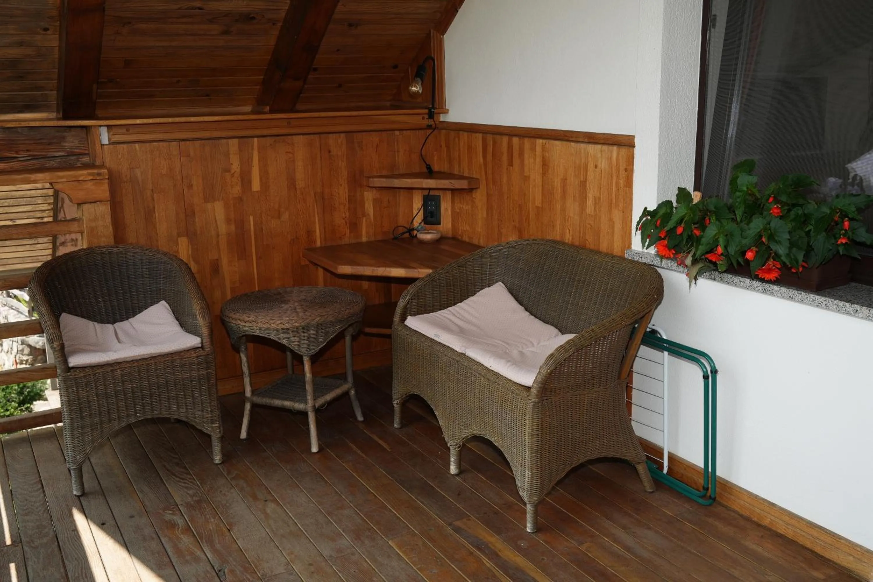 Balcony/Terrace in Miškar Rooms