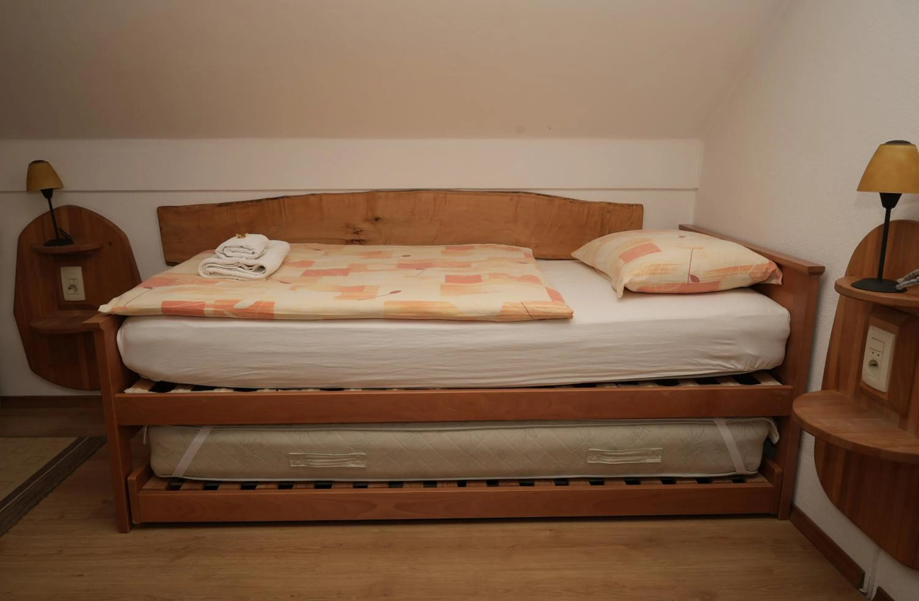 Bed in Miškar Rooms