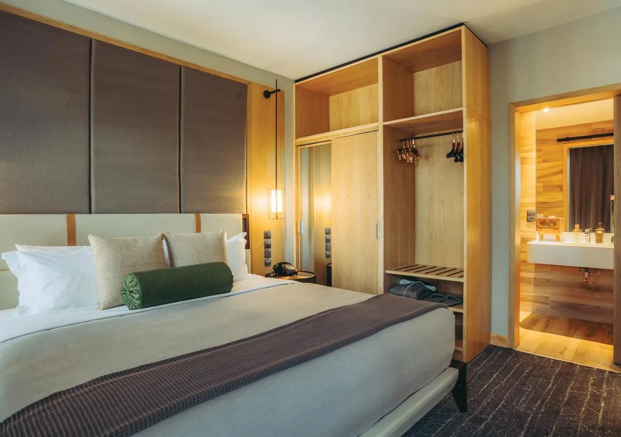 Shower, Bed in The Social House Nairobi, a Preferred Lifestyle Hotel