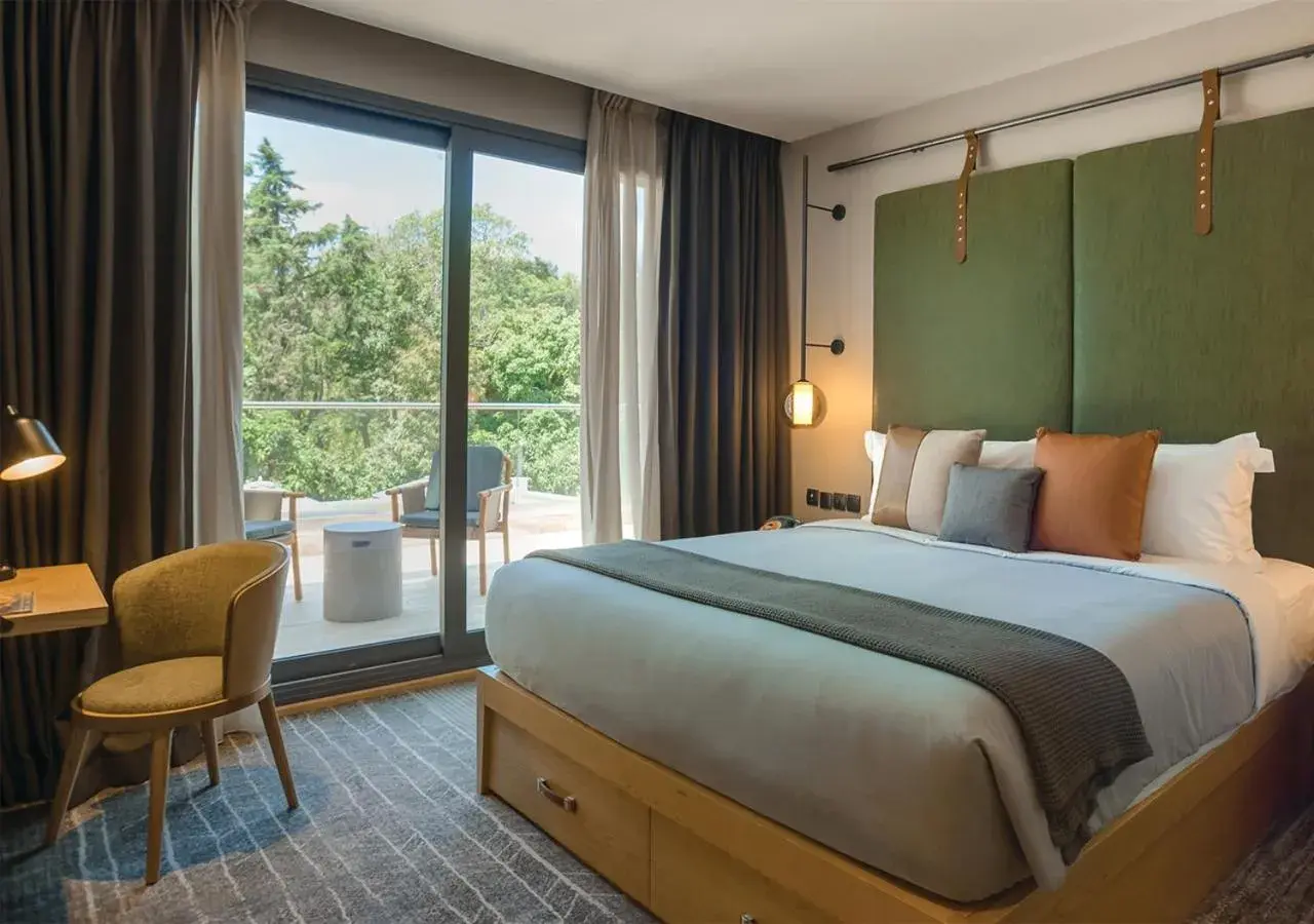 Bed in The Social House Nairobi, a Preferred Lifestyle Hotel Bed in The Social House Nairobi, a Preferred Lifestyle Hotel