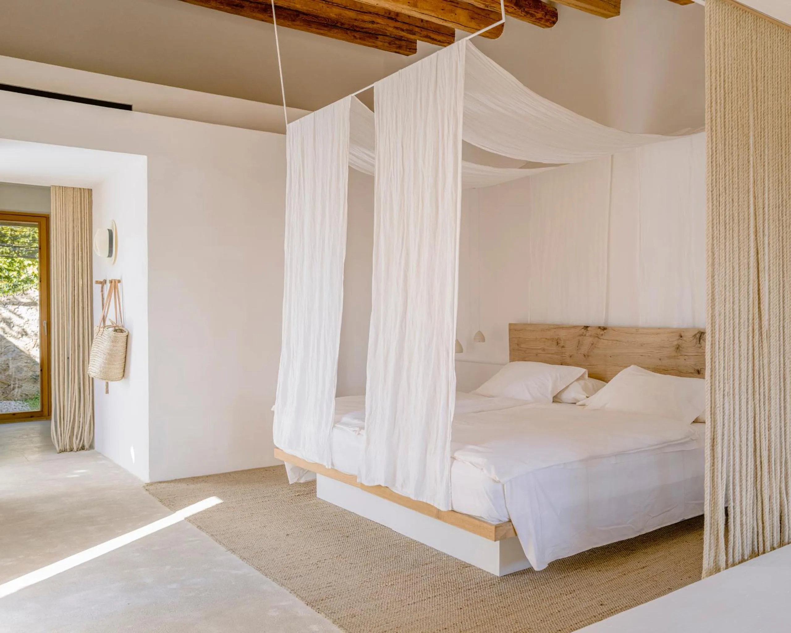 Bedroom, Bed in Es Raco d'Arta, Mallorca, a Member of Design Hotels