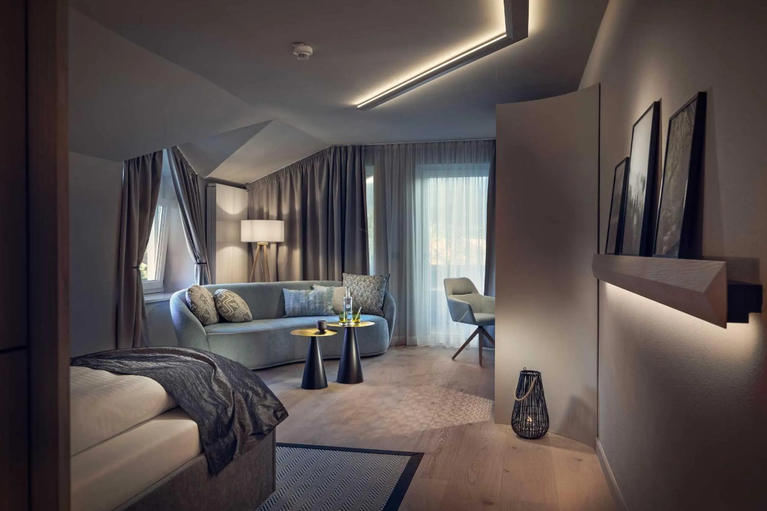 Bed in Hotel Lindenwirt