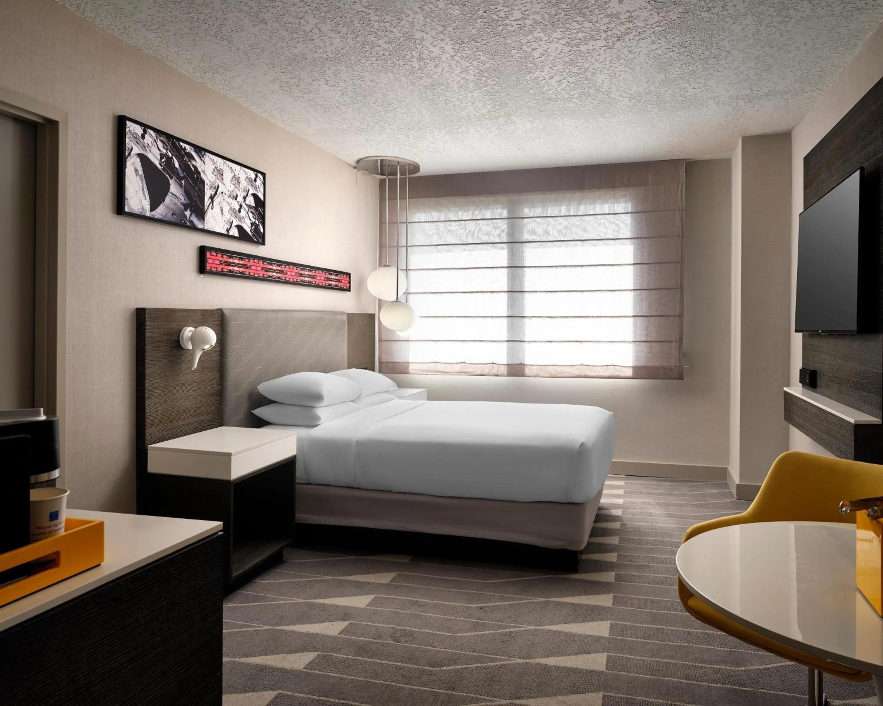 Photo of the whole room, Bed in Hyatt Regency Los Angeles International Airport