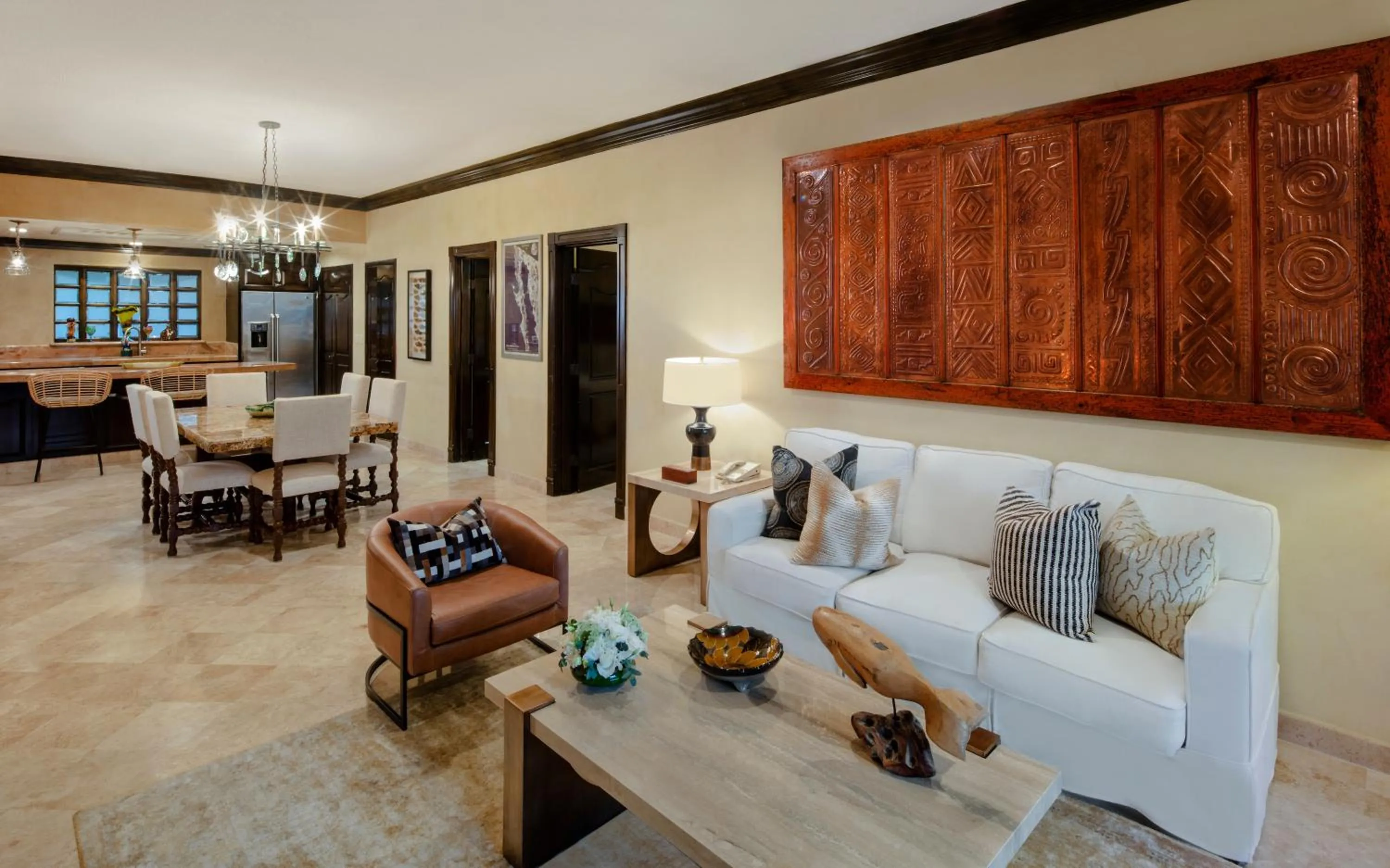 Living room in Cabo La Estancia