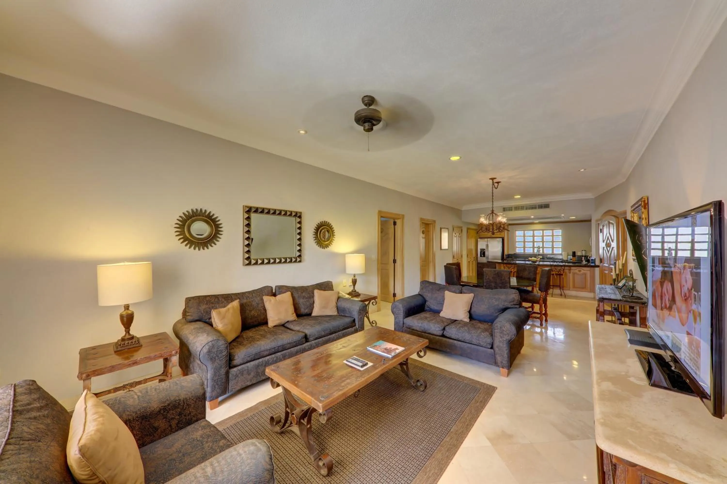 Living room in Cabo La Estancia