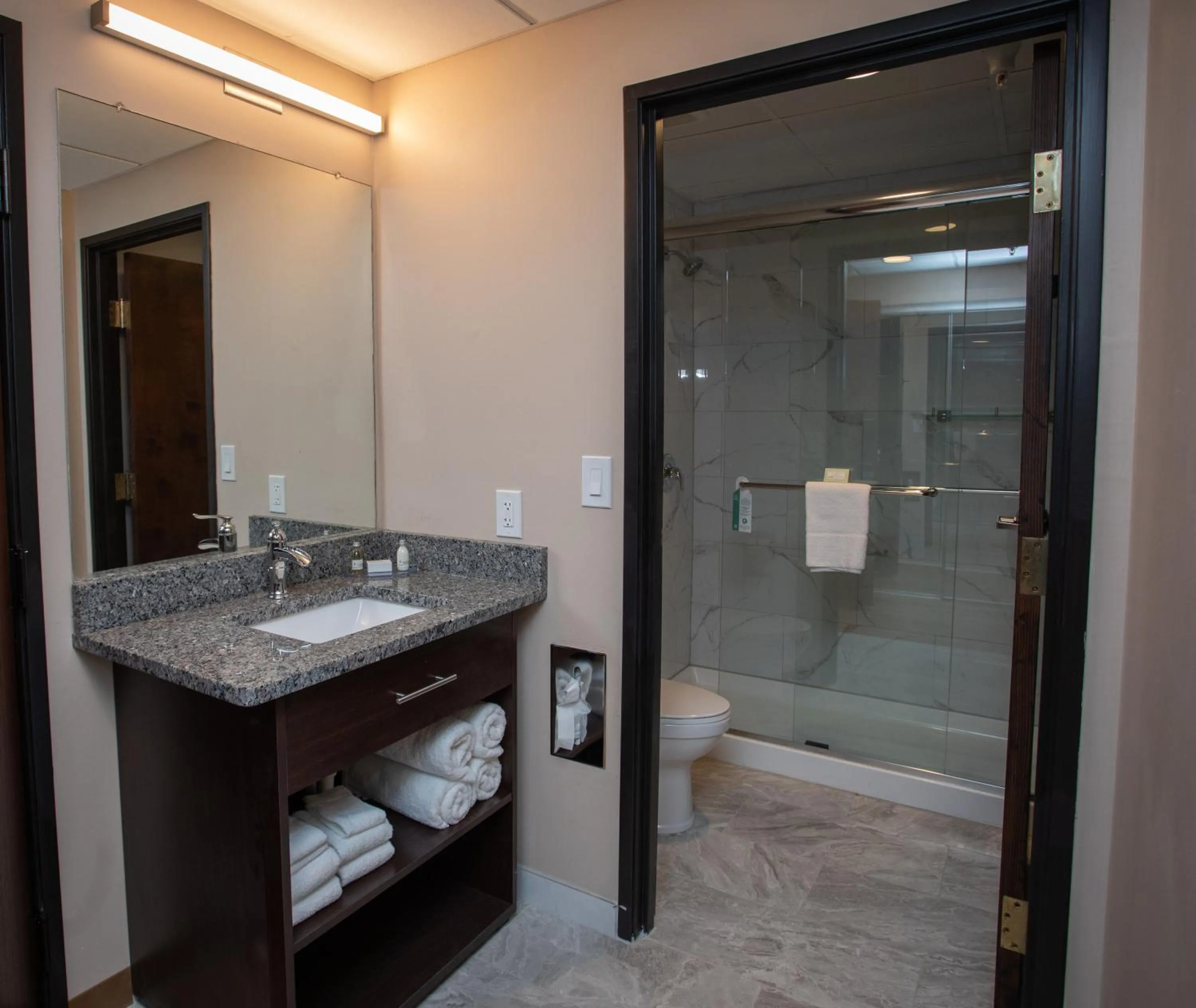 Bathroom in Ariel Broadway Hotel